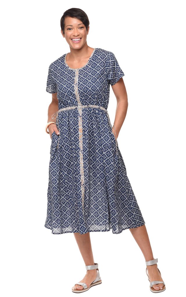 CV1167 Fulton Dress in Tile