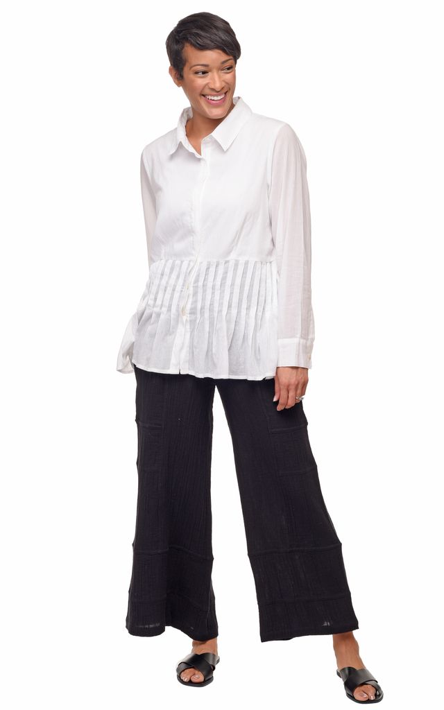 FINAL SALE CV1158 Gala Blouse in White*