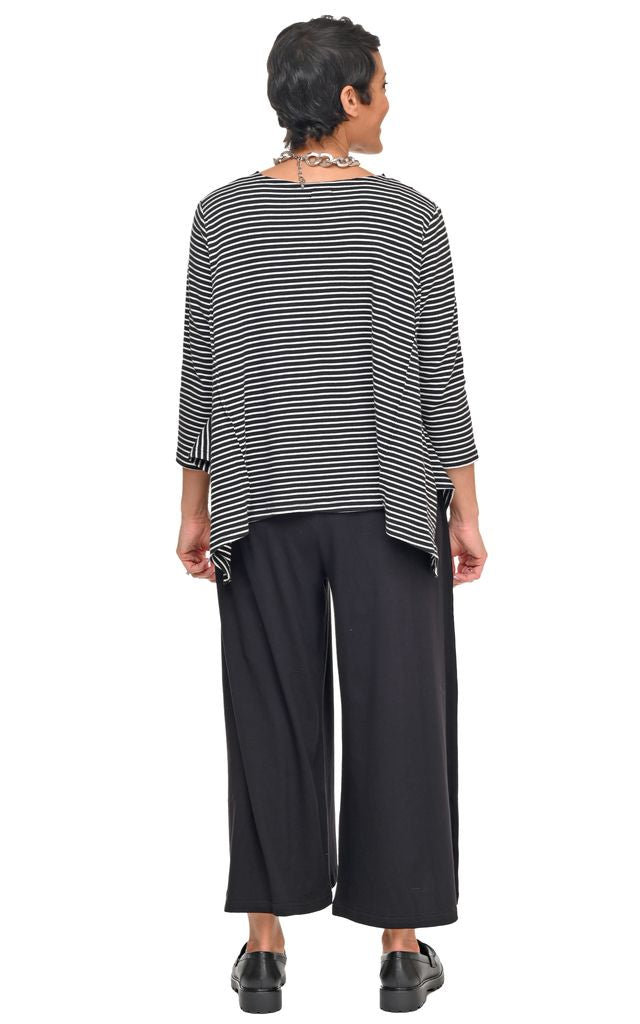 L128 Palazzo Pant in Black