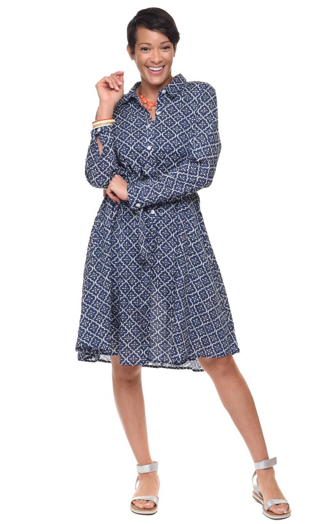 CV1042 Perrin Dress in Tile