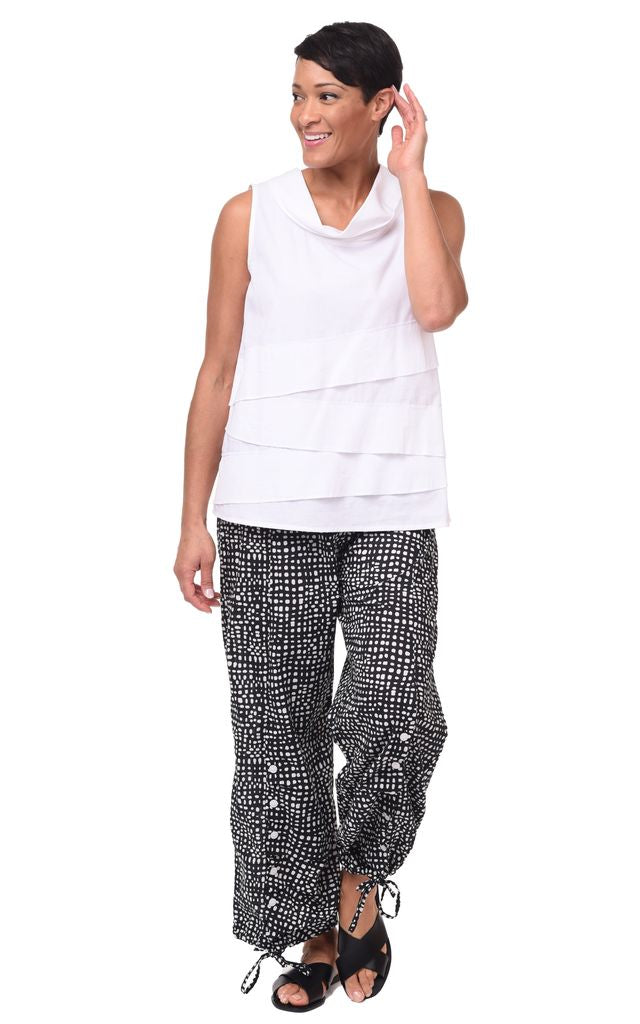 CV21 Scooter Pant in Black Dots