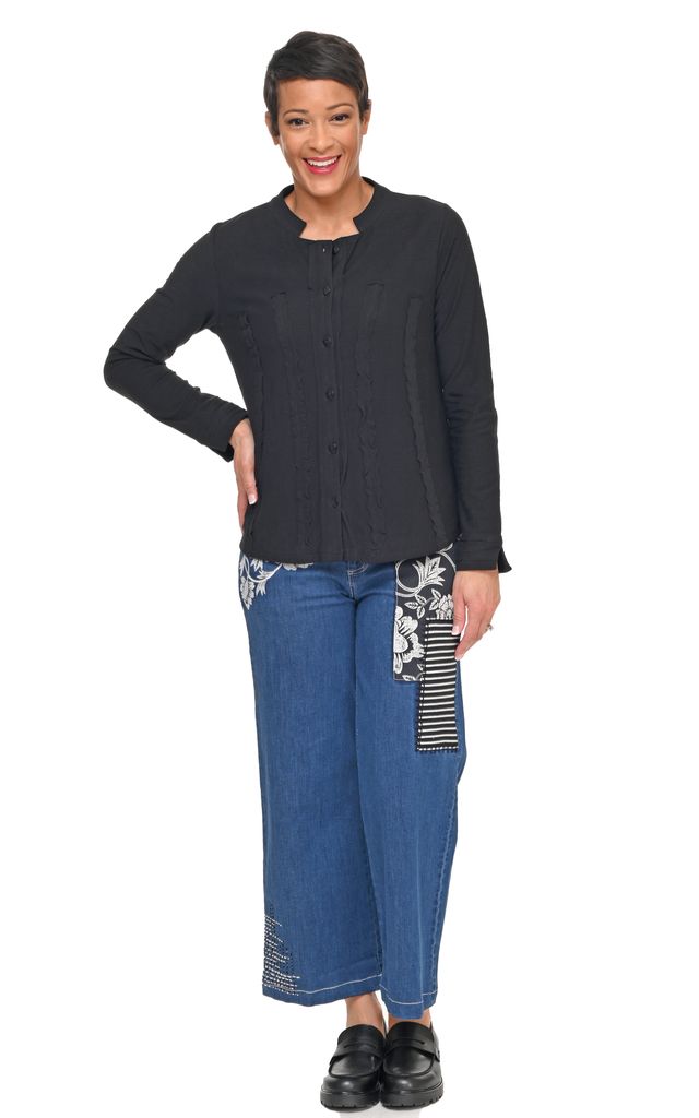 D517 Wylie Denim Pant with Harvest Floral*