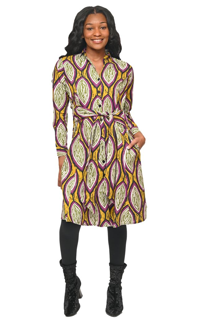 CV1223 Orchard Dress in Almonds