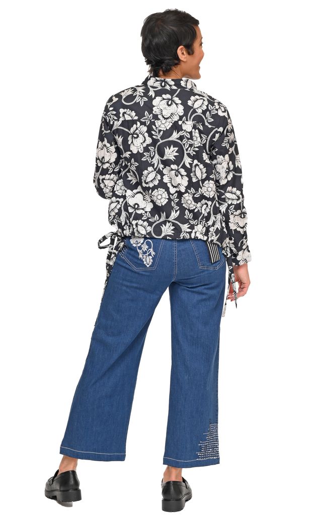 D517 Wylie Denim Pant with Harvest Floral*