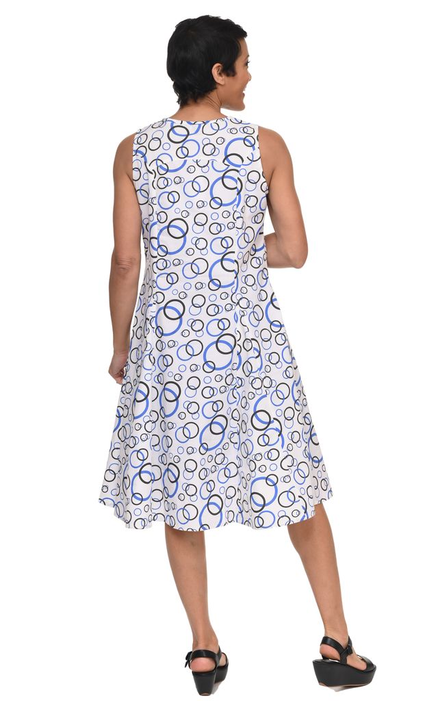 FINAL SALE CV656 Poppie Dress in Blue Unity*