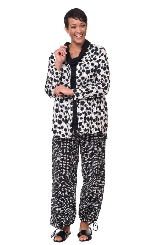CV21 Scooter Pant in Black Dots