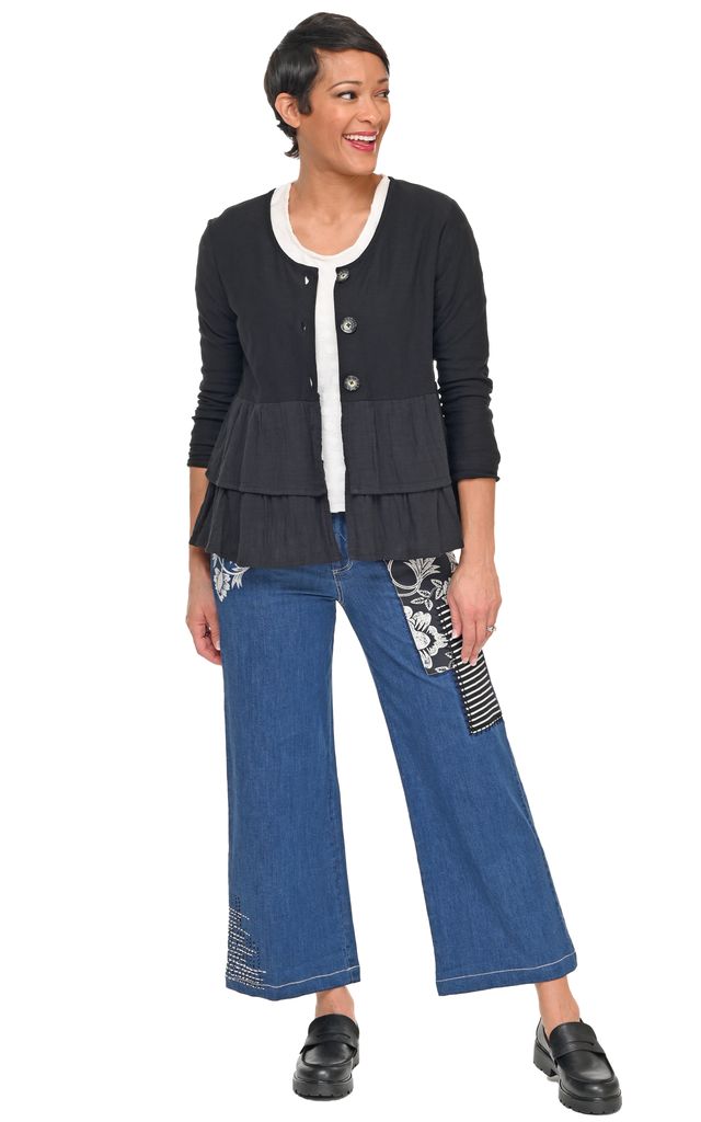 D517 Wylie Denim Pant with Harvest Floral*