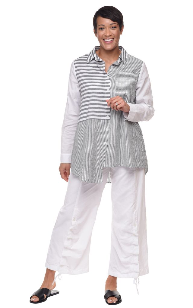 FINAL SALE CV1178 Cooper Top in Ticking Stripe*