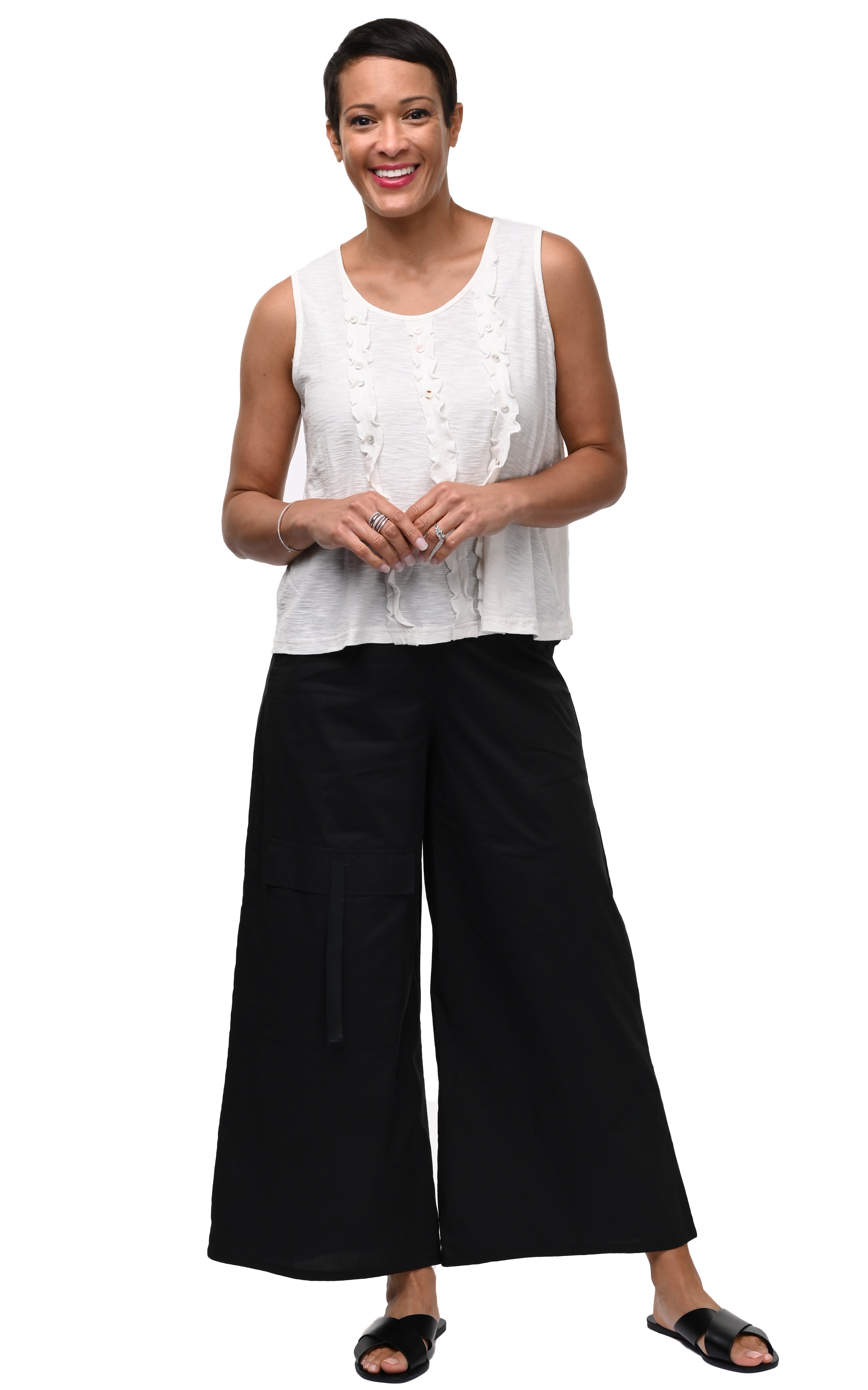 FINAL SALE SDC716 Karina Pant in Black* – TulipClothing.com