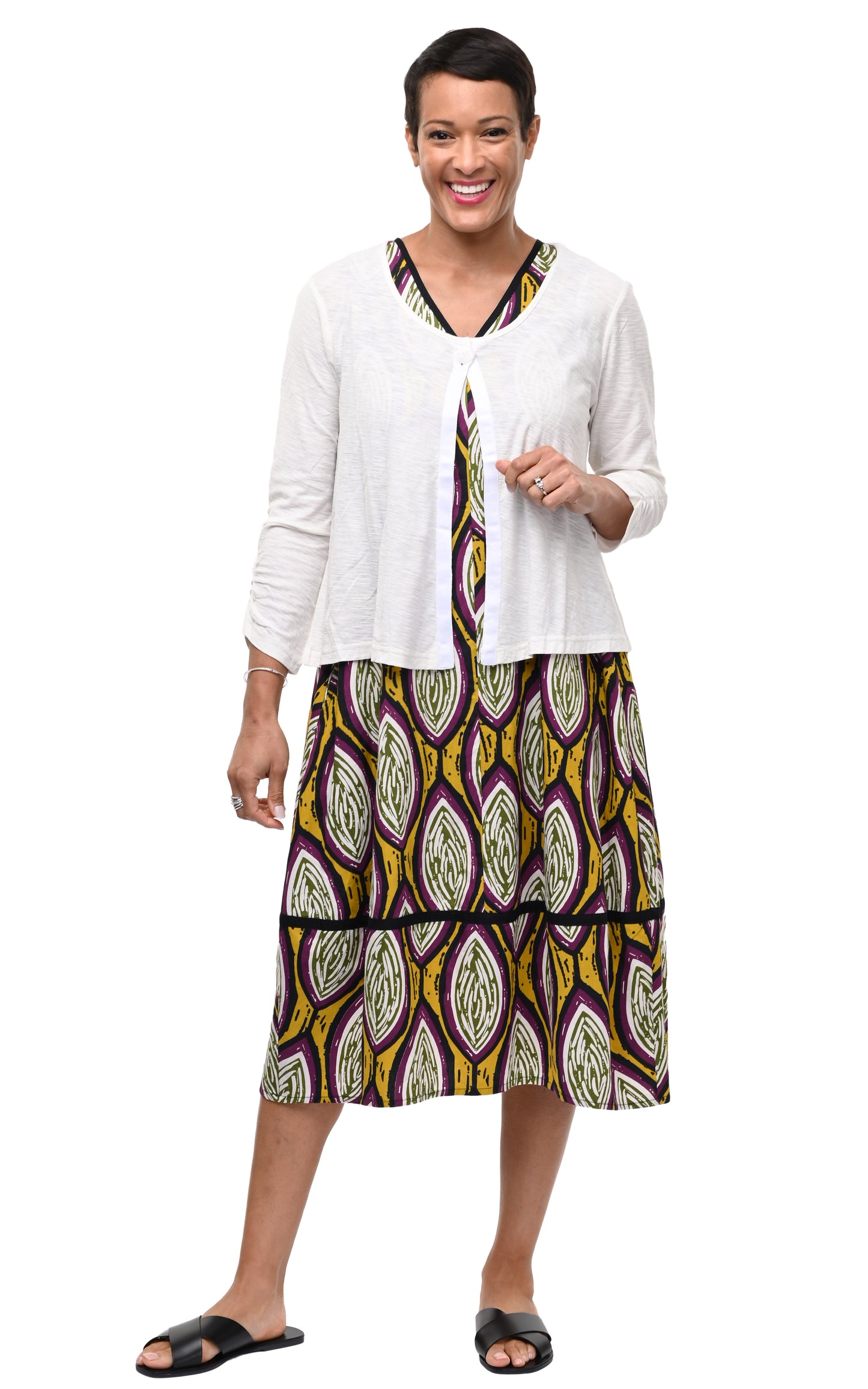 CS107 Luca Cardigan in Ivory*