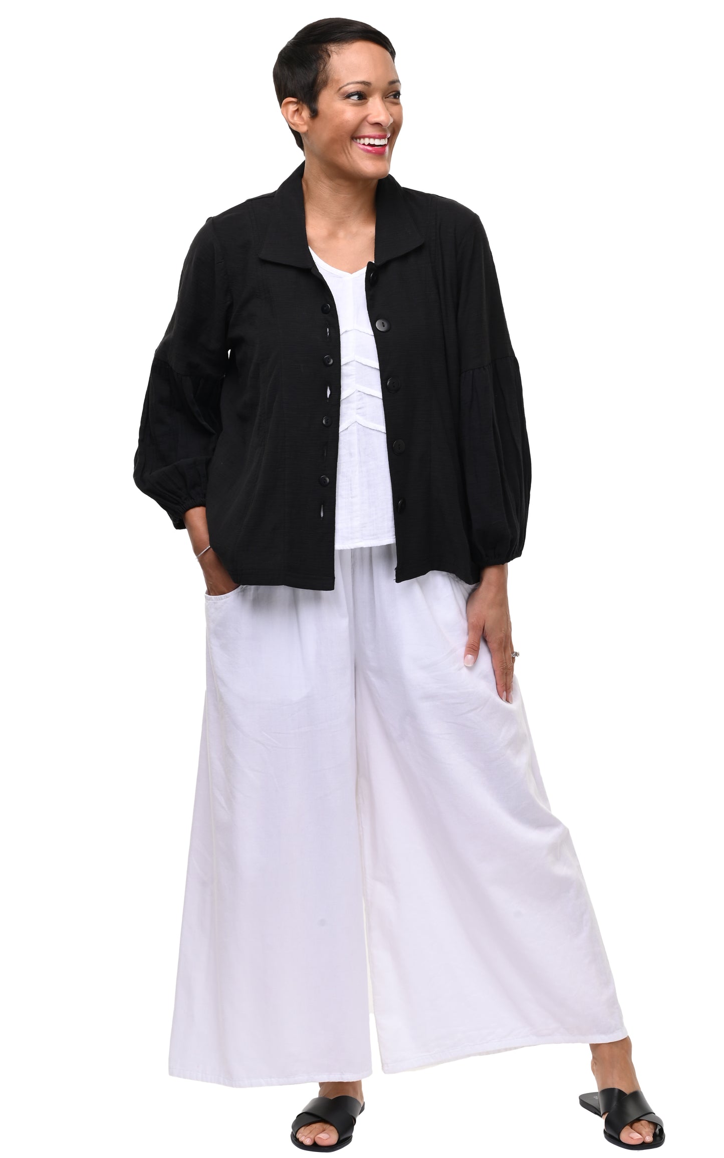 CS121 McKenna Blouse in Black*