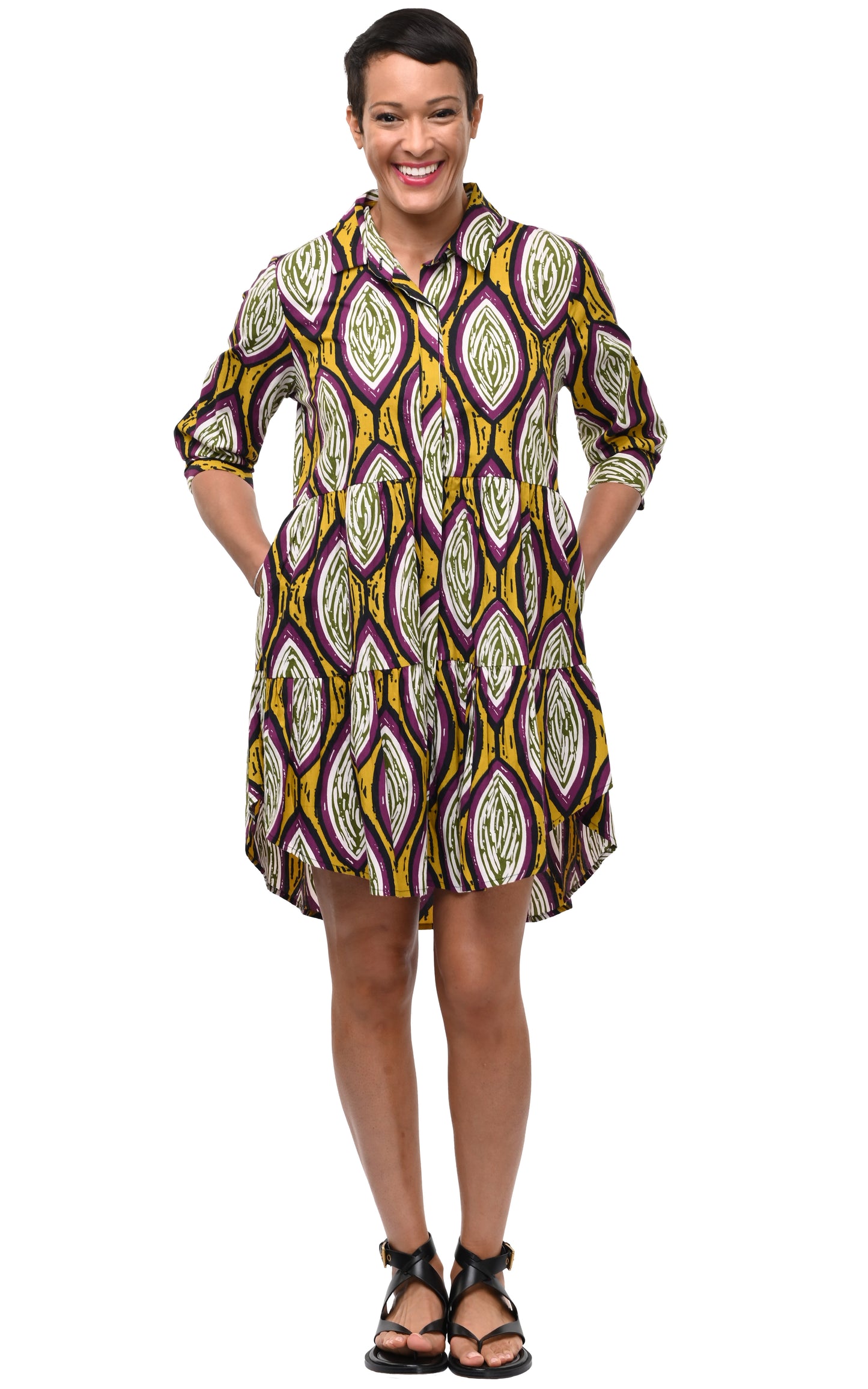 CV1013 Celine Dress in Almonds*