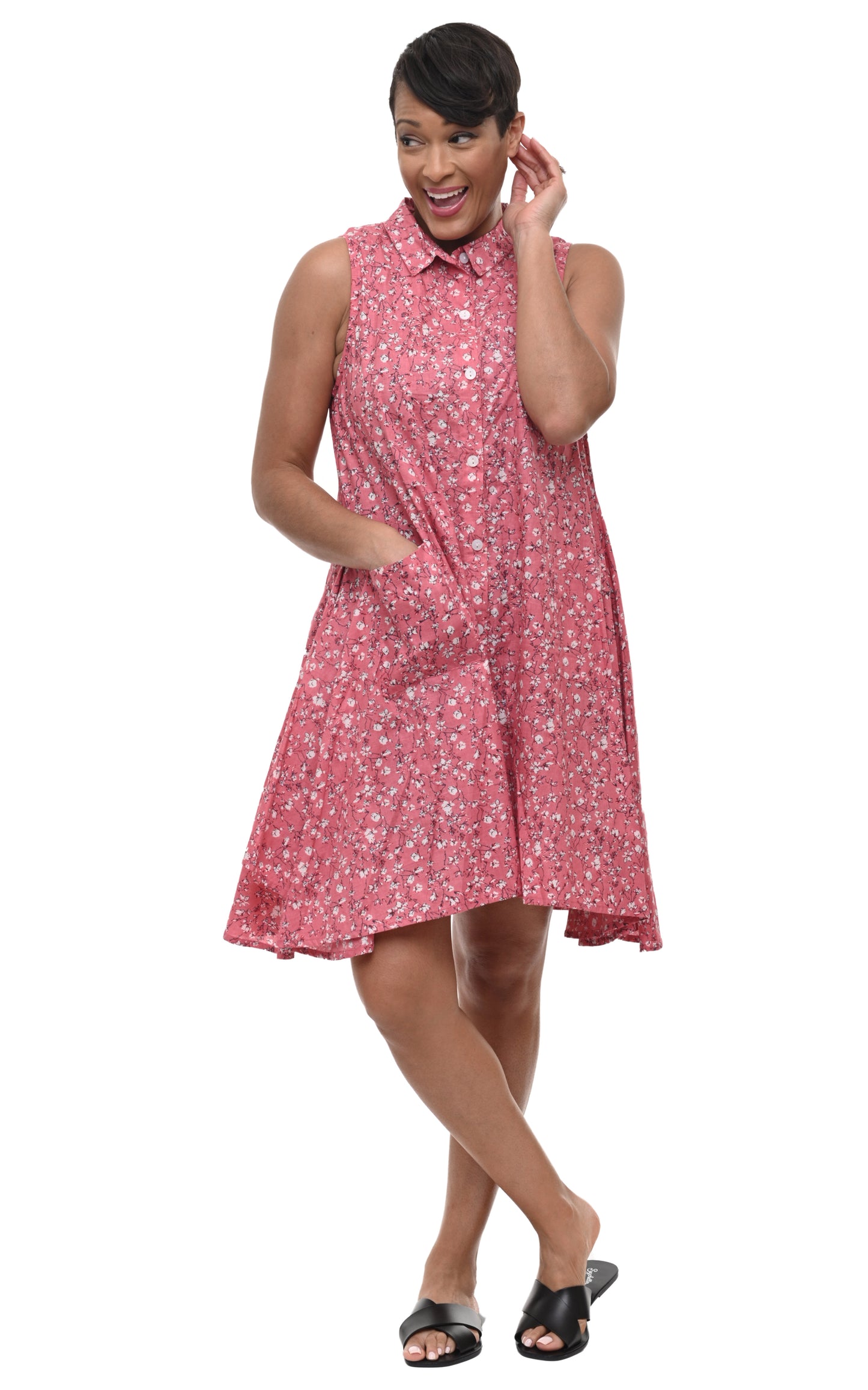 FINAL SALE CV1027 Bree Dress in Blossom*