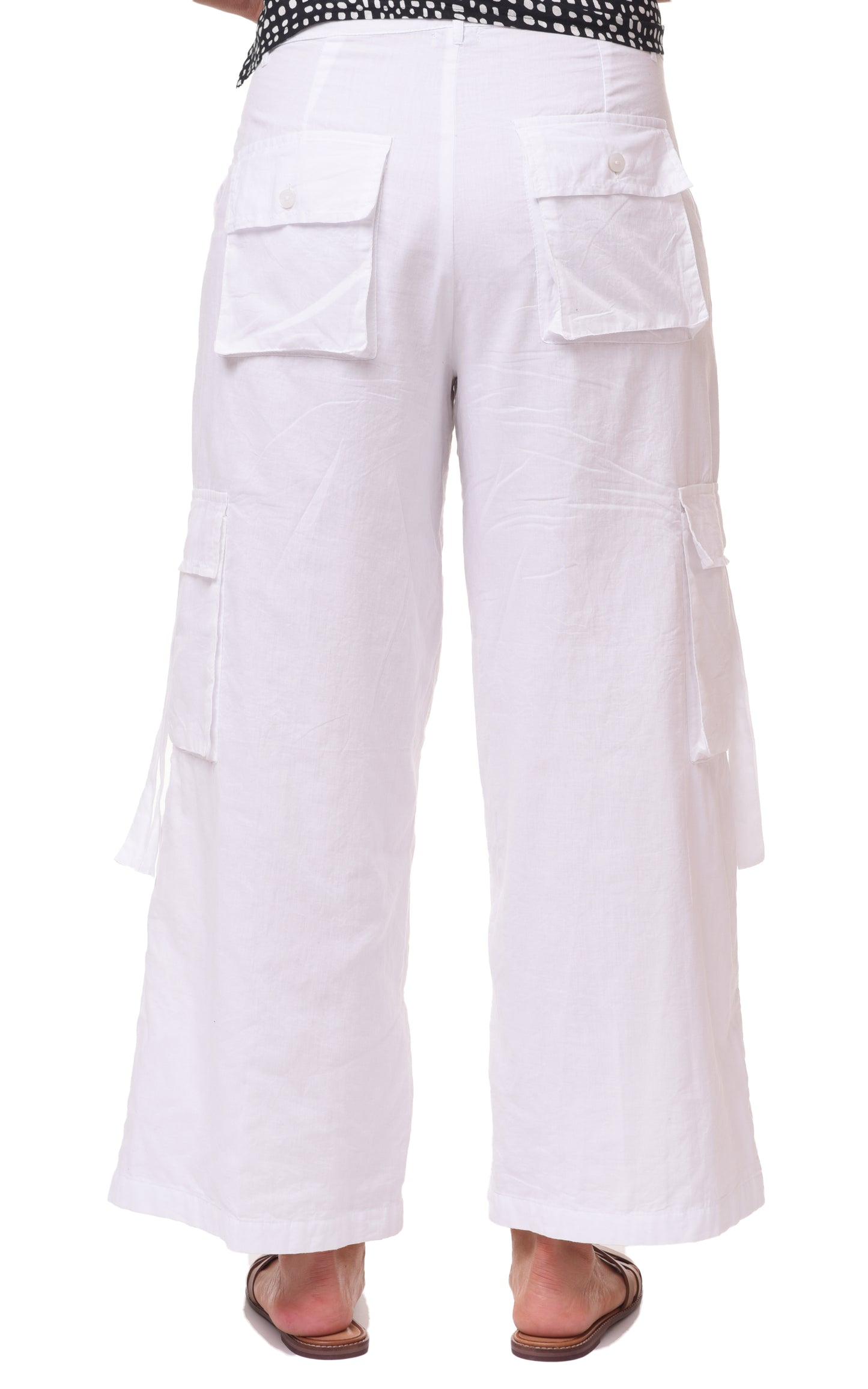CV1086 Calista Cargo Pant in White*