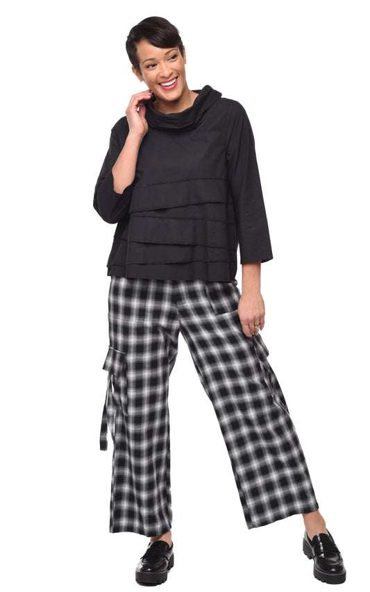 FINAL SALE CV1125 Luana Top in Black*