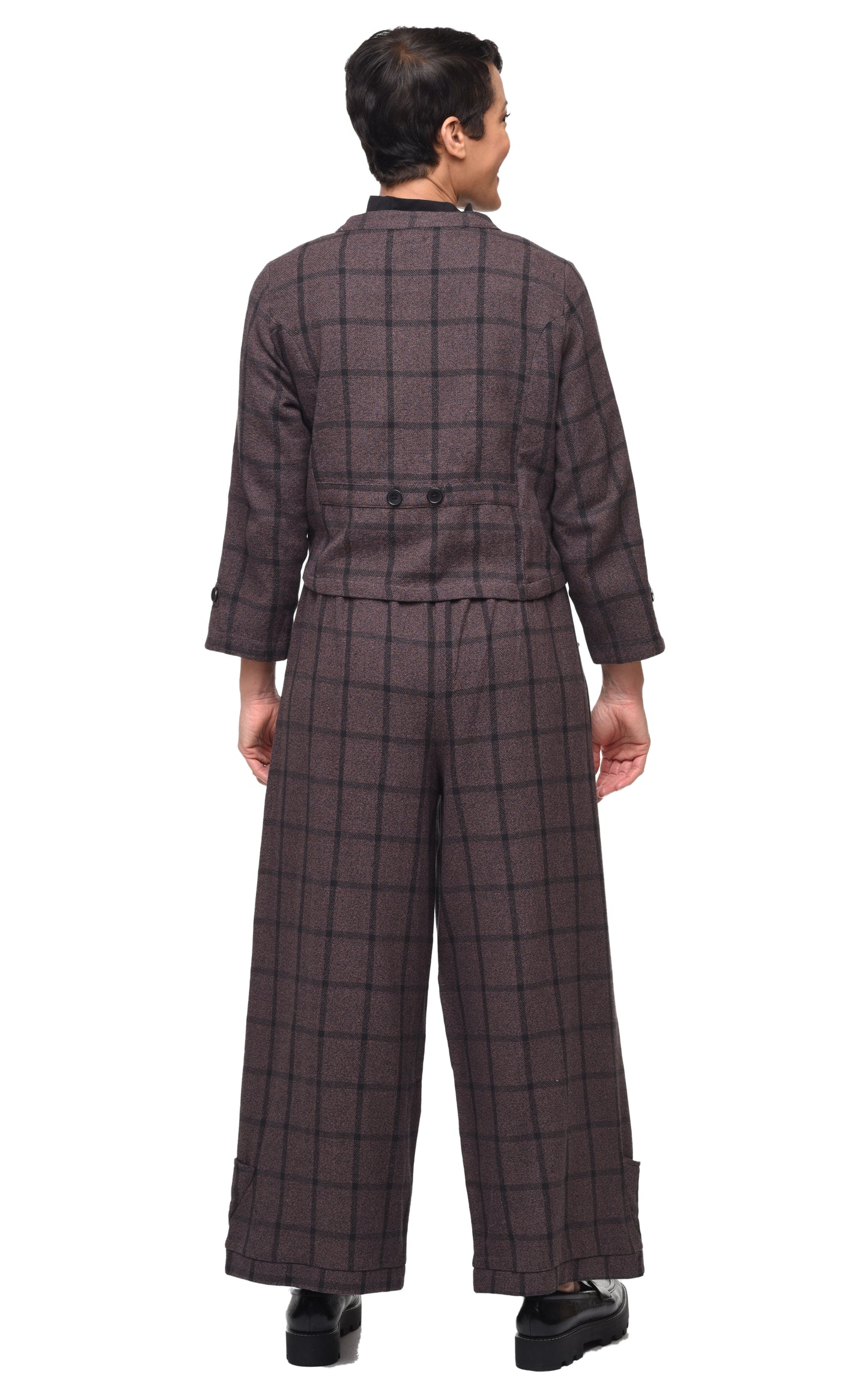 FINAL SALE CV1148 Garner Jacket in Liverpool Boucle Flannel*
