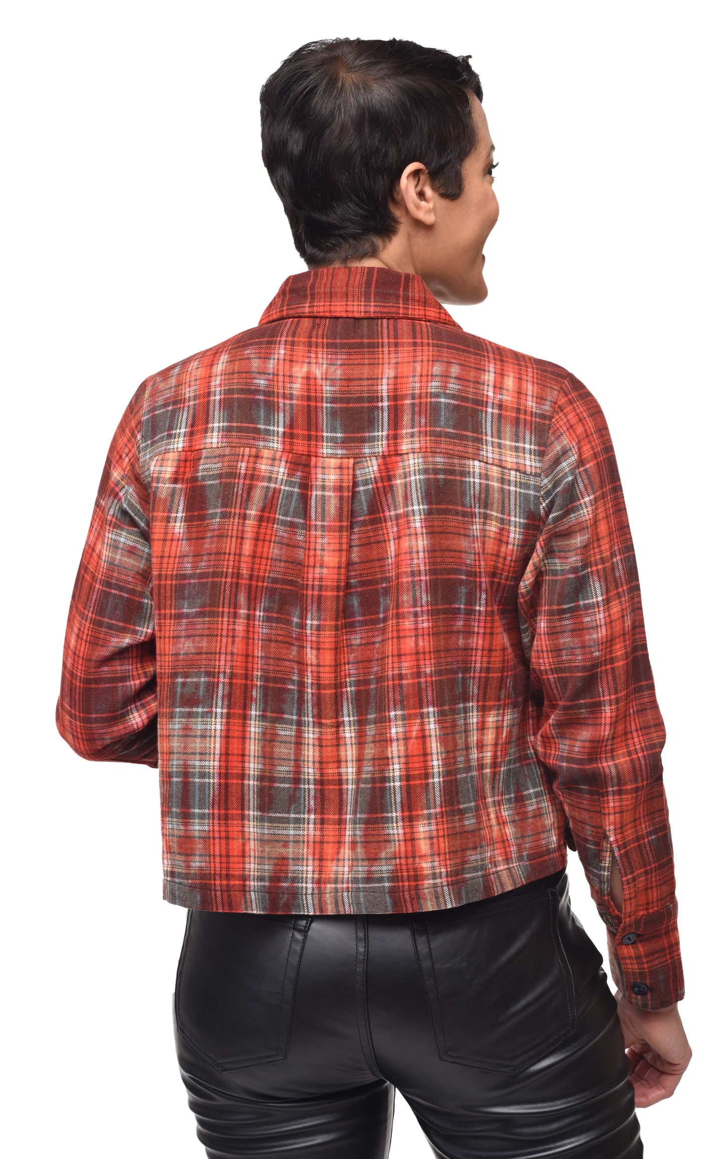 FINAL SALE CV1149 Cecilia Top in Johnstone Flannel*