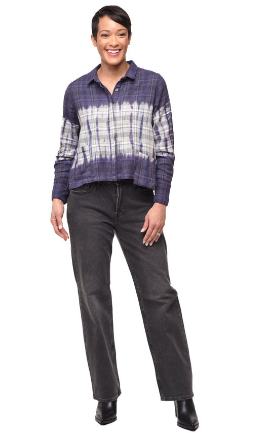 FINAL SALE CV1149 Cecilia Top in Angus Flannel*