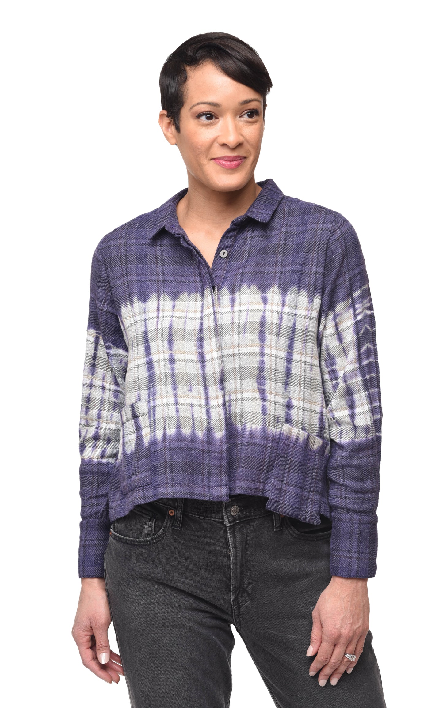 FINAL SALE CV1149 Cecilia Top in Angus Flannel*