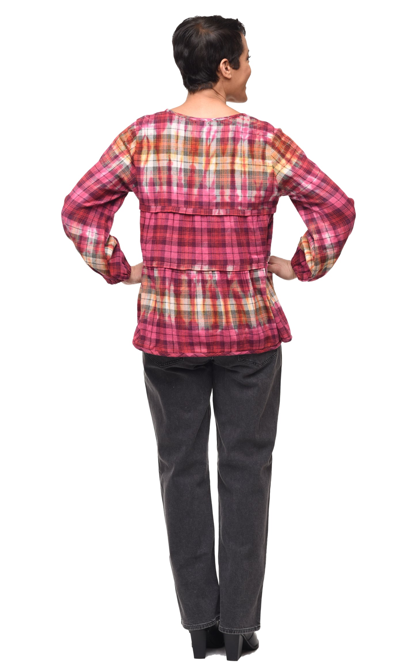 FINAL SALE CV1151 Noelle Top in Clydebank Flannel*