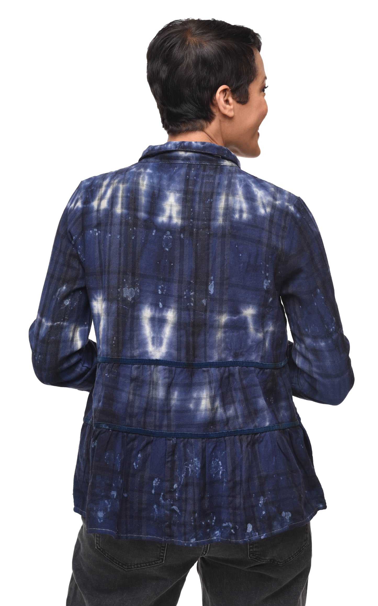 FINAL SALE CV1153 Alicia Top in Motherwell Flannel*