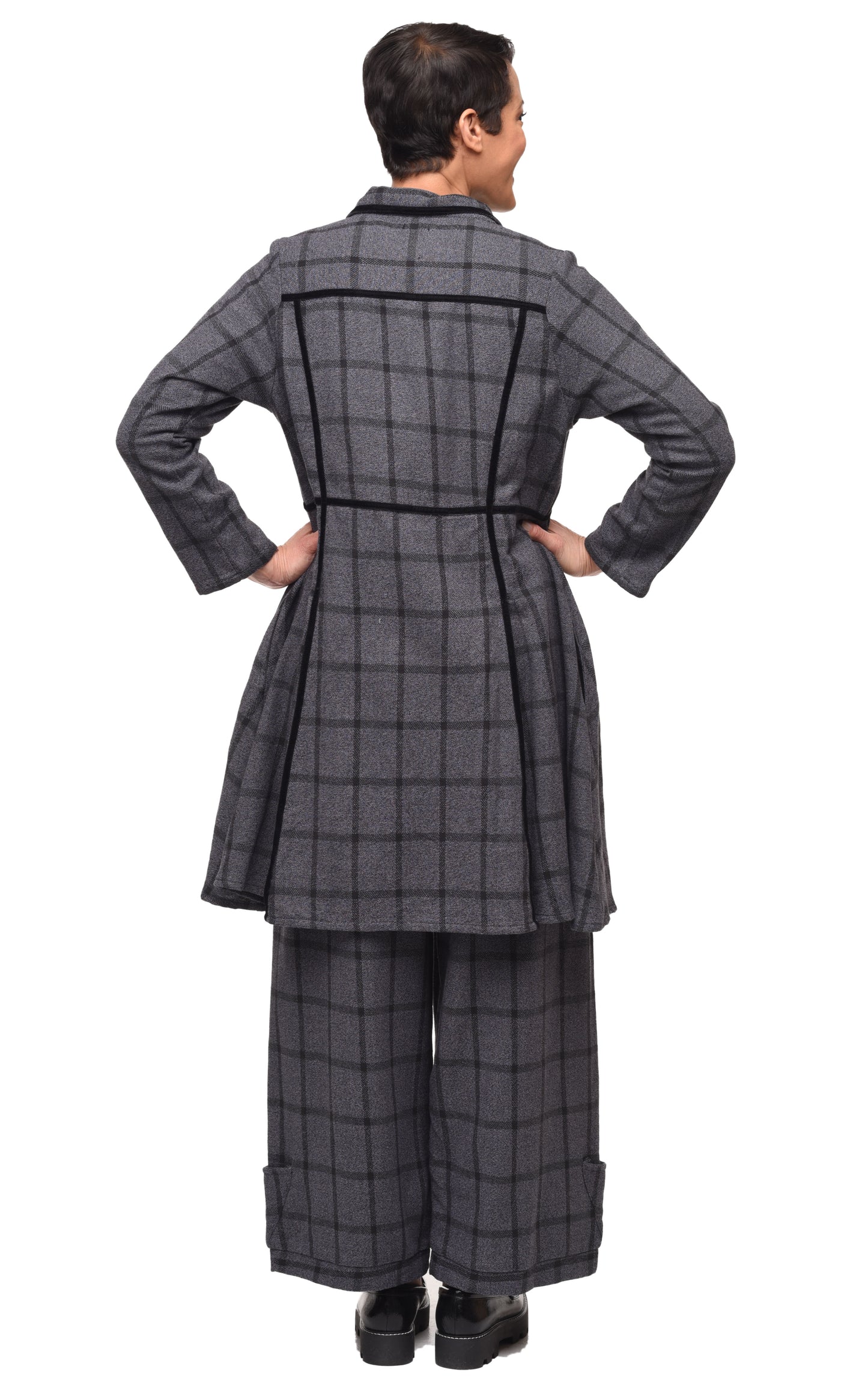 FINAL SALE CV1154 Fairleigh Jacket in Nottingham Boucle*
