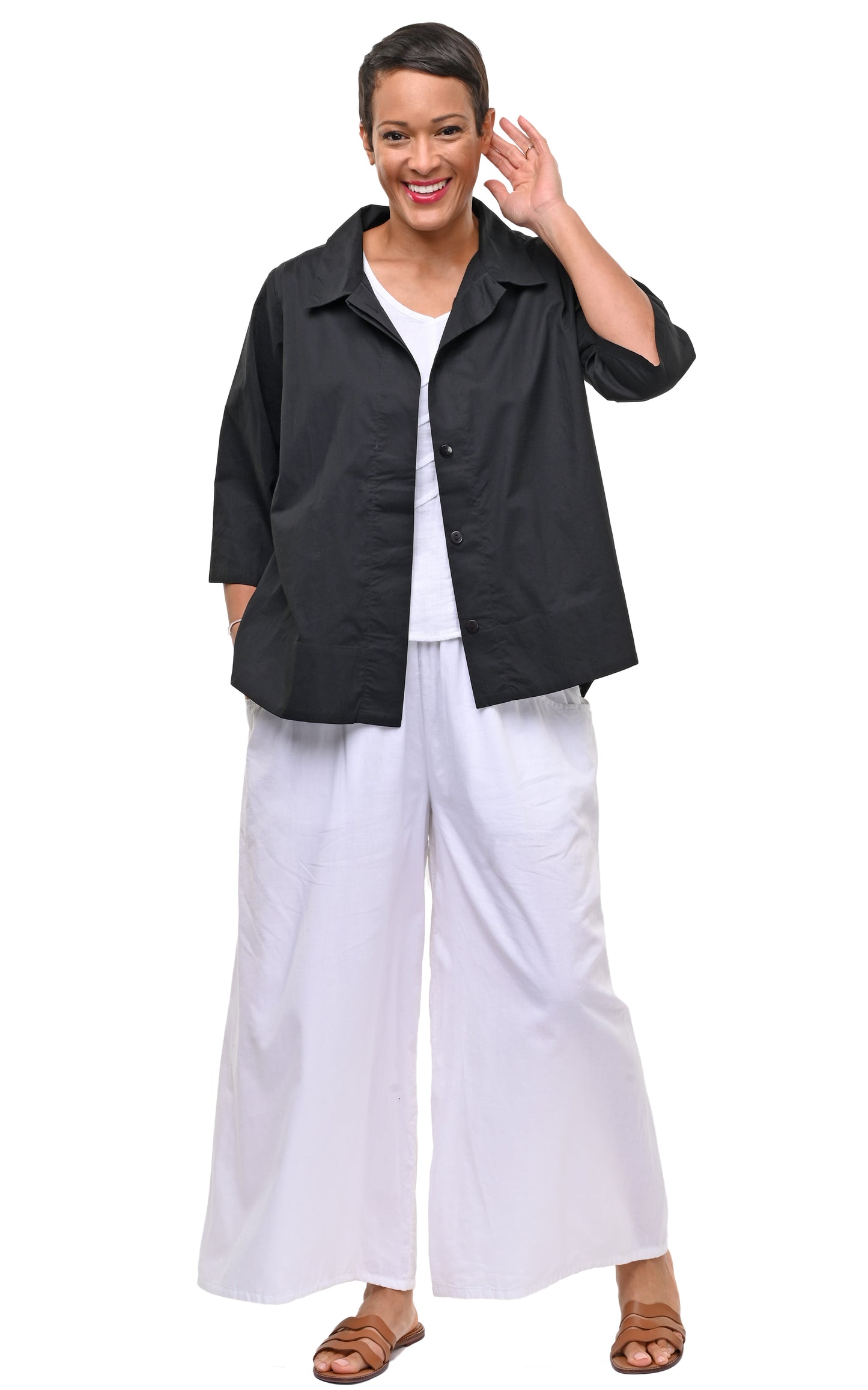 SDC334 Alice in Black Solid by Snapdragon & Twig*