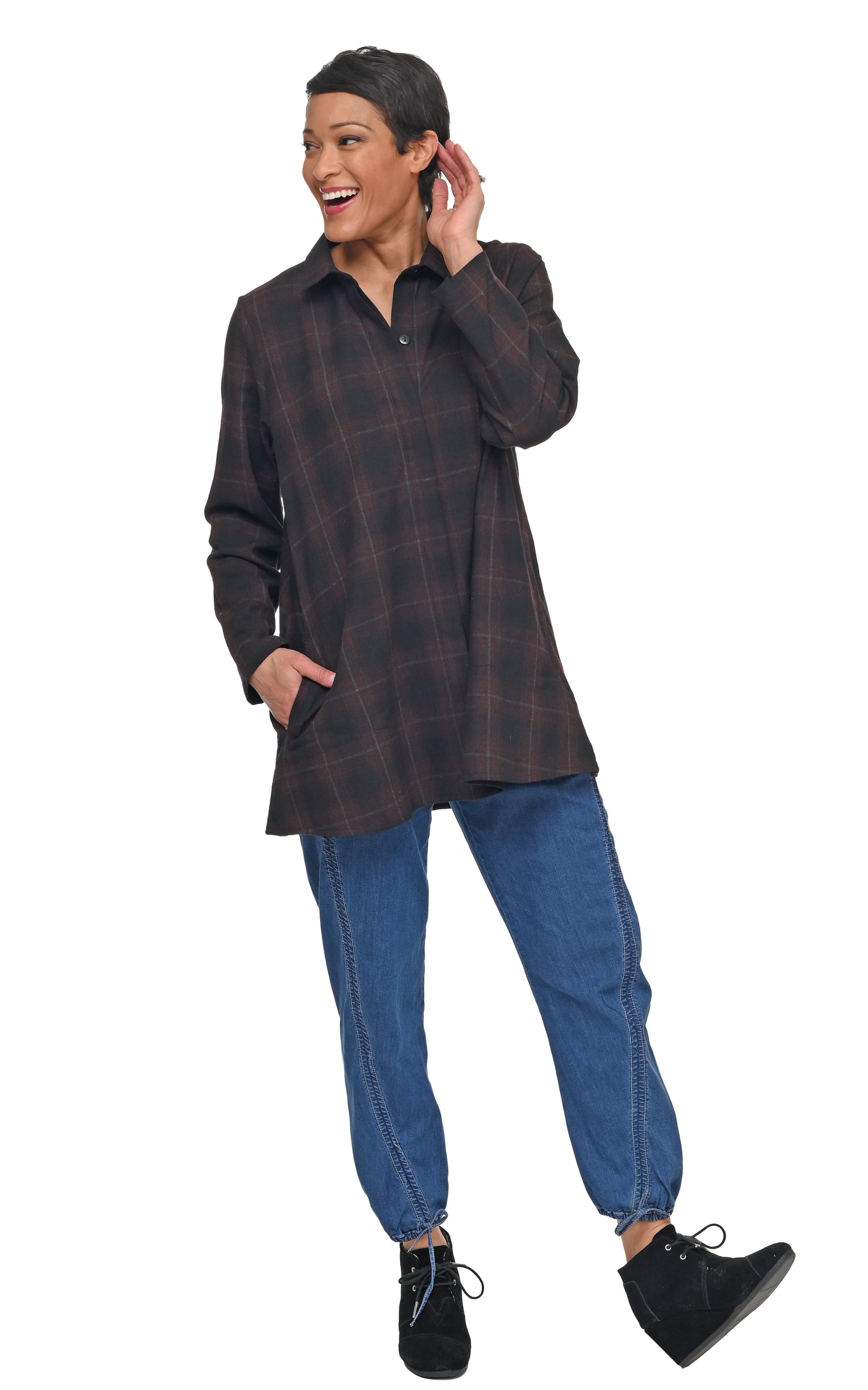 FINAL SALE CV133 Logan in Stockholm Flannel*