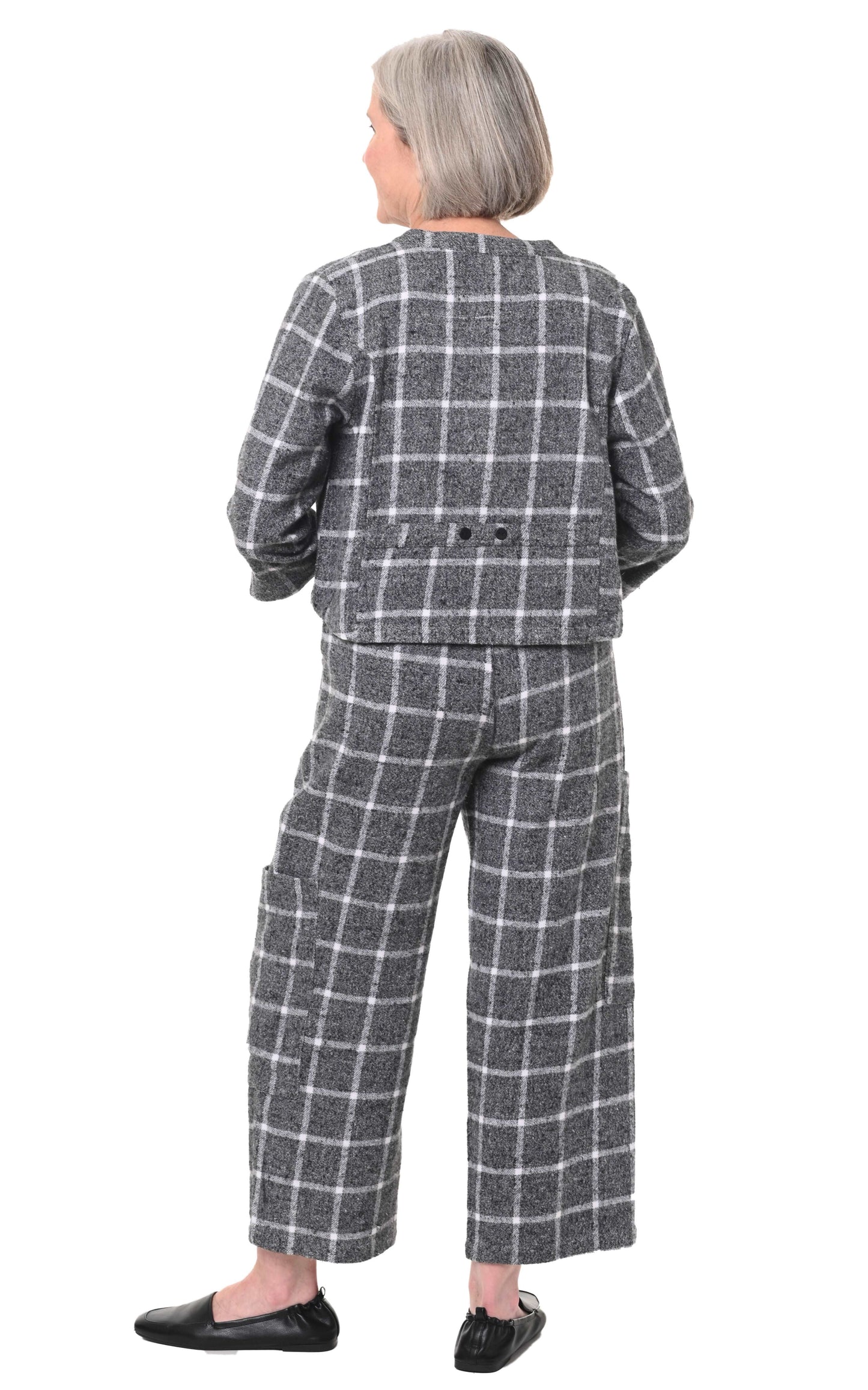 CV1053 Roseanne Pant in Cambridge Flannel Boucle*
