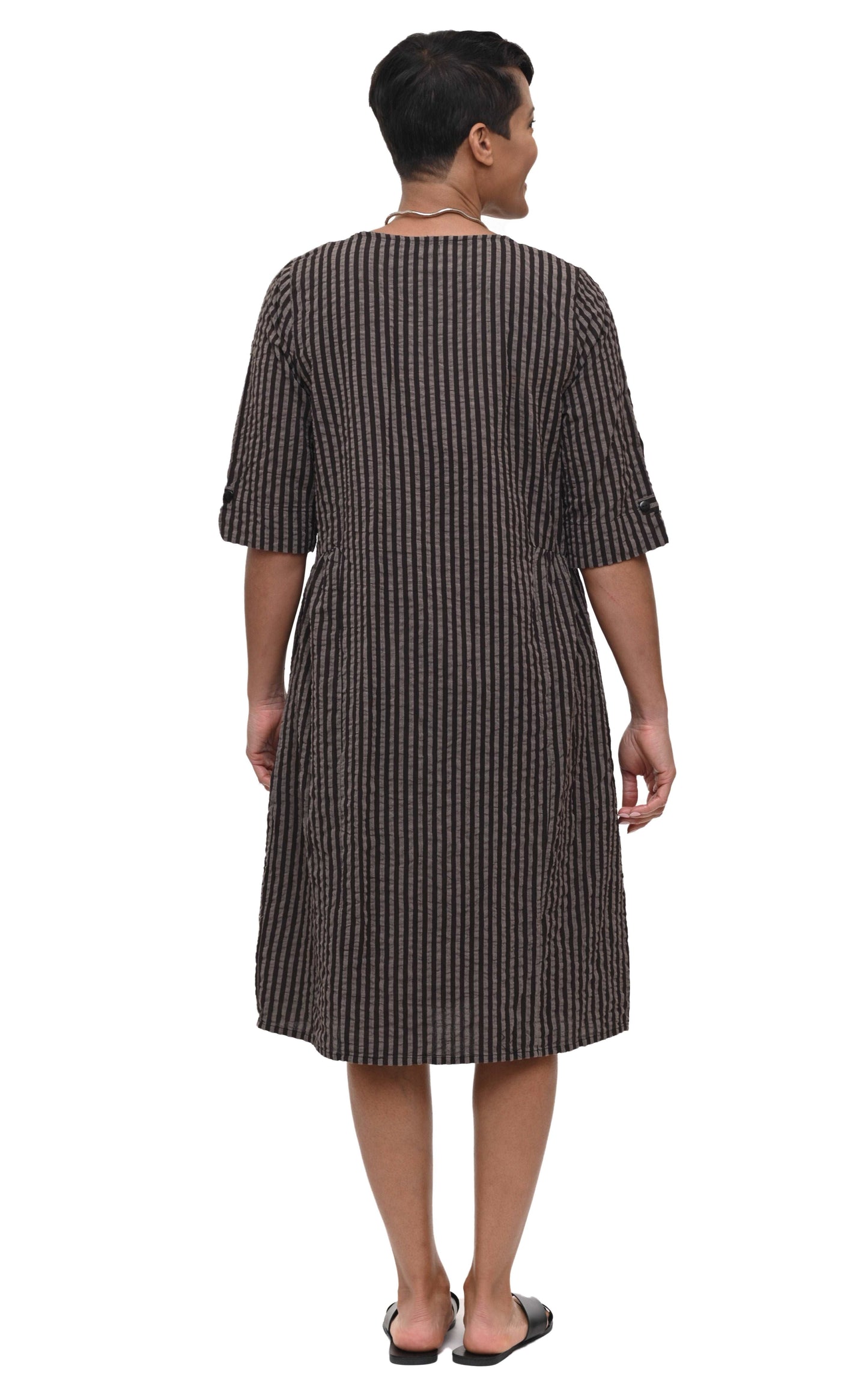 CV243 Maxine Dress in Wallace Stripe