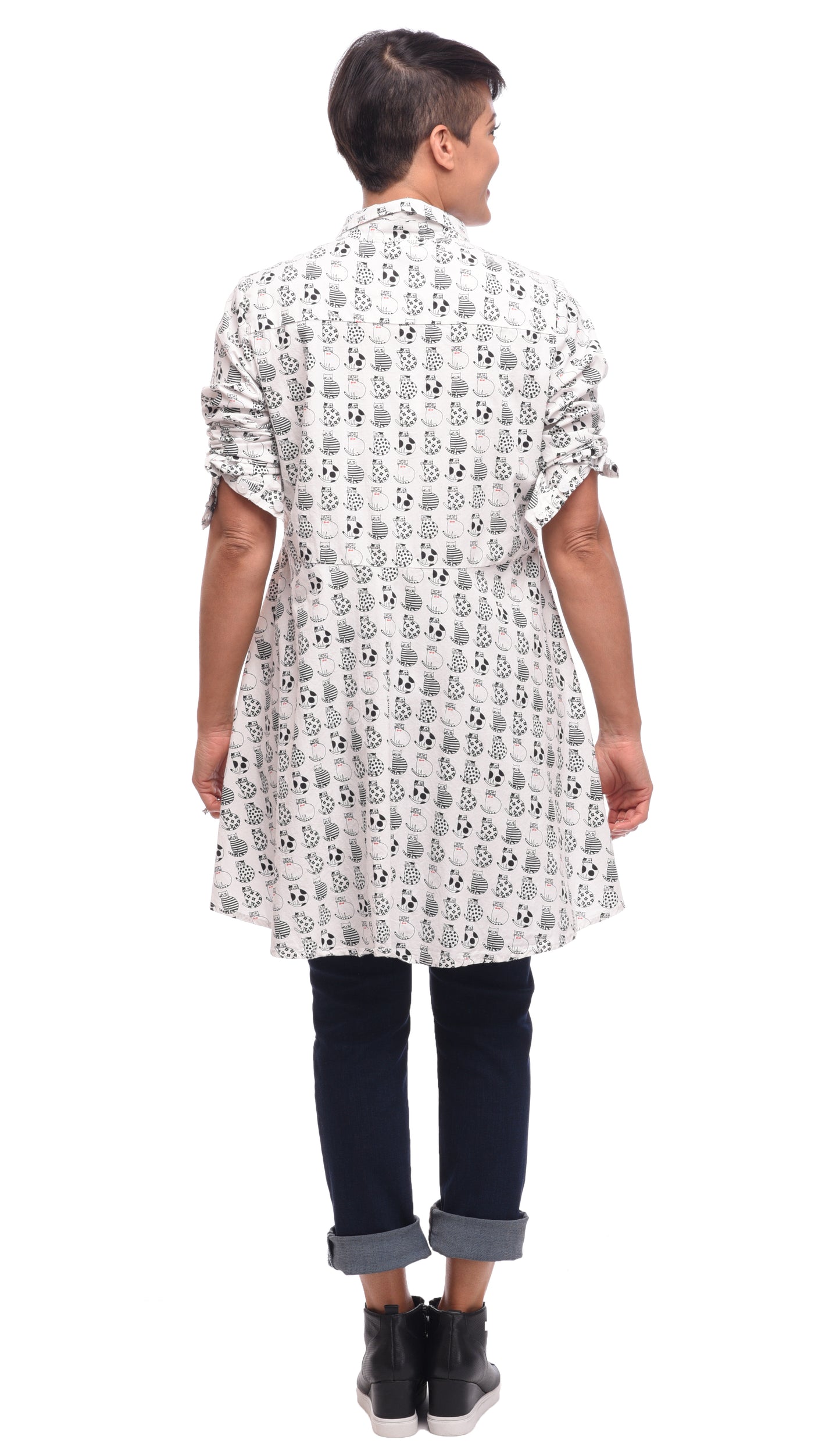 FINAL SALE CV133 Logan Button Down in Alley Cat*