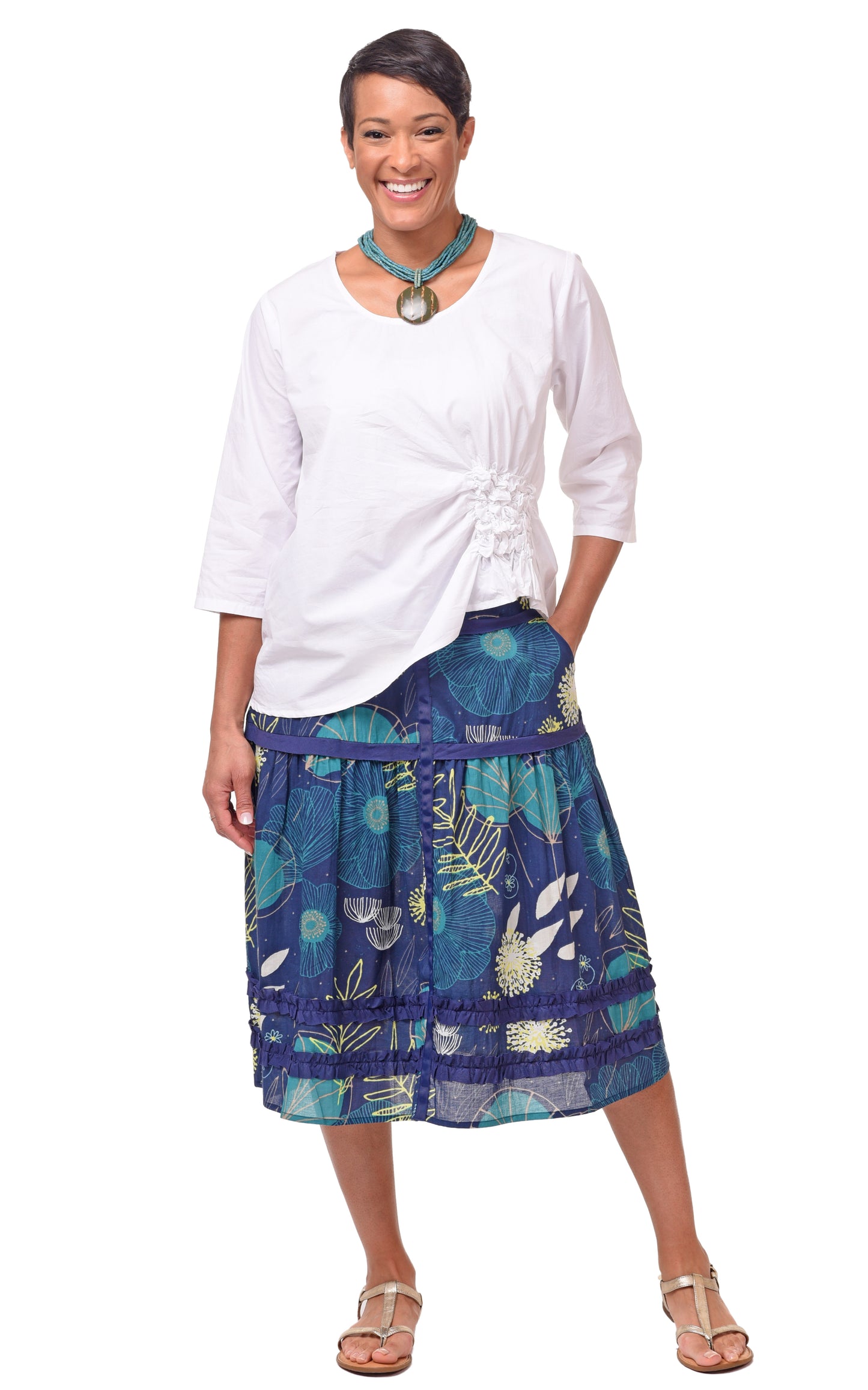 CV365 Olga Top in White*