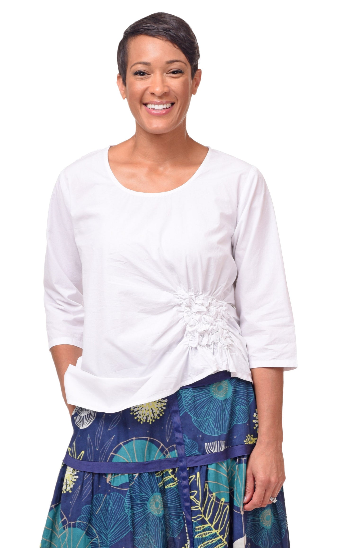 CV365 Olga Top in White*