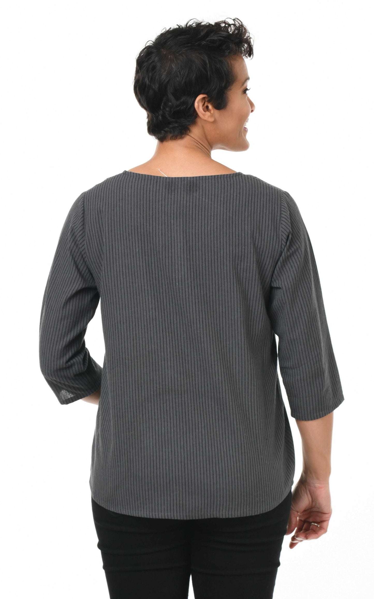 CV365 Olga Top in Windsor Stripe