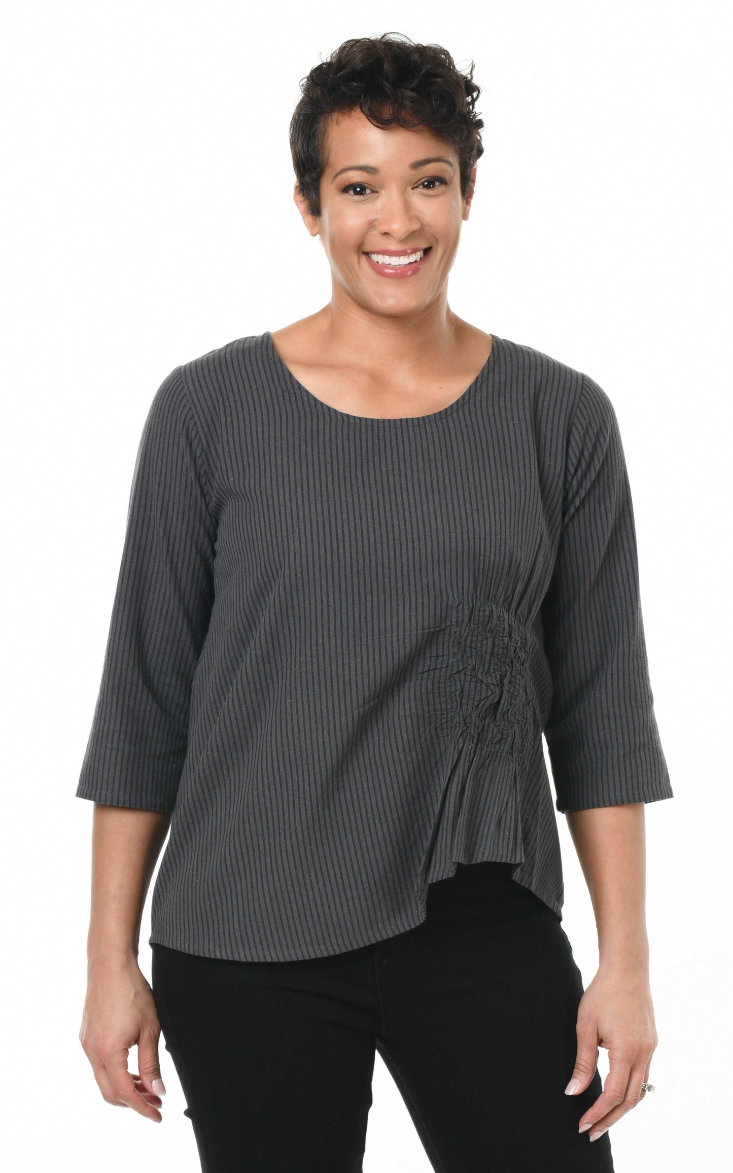 CV365 Olga Top in Windsor Stripe