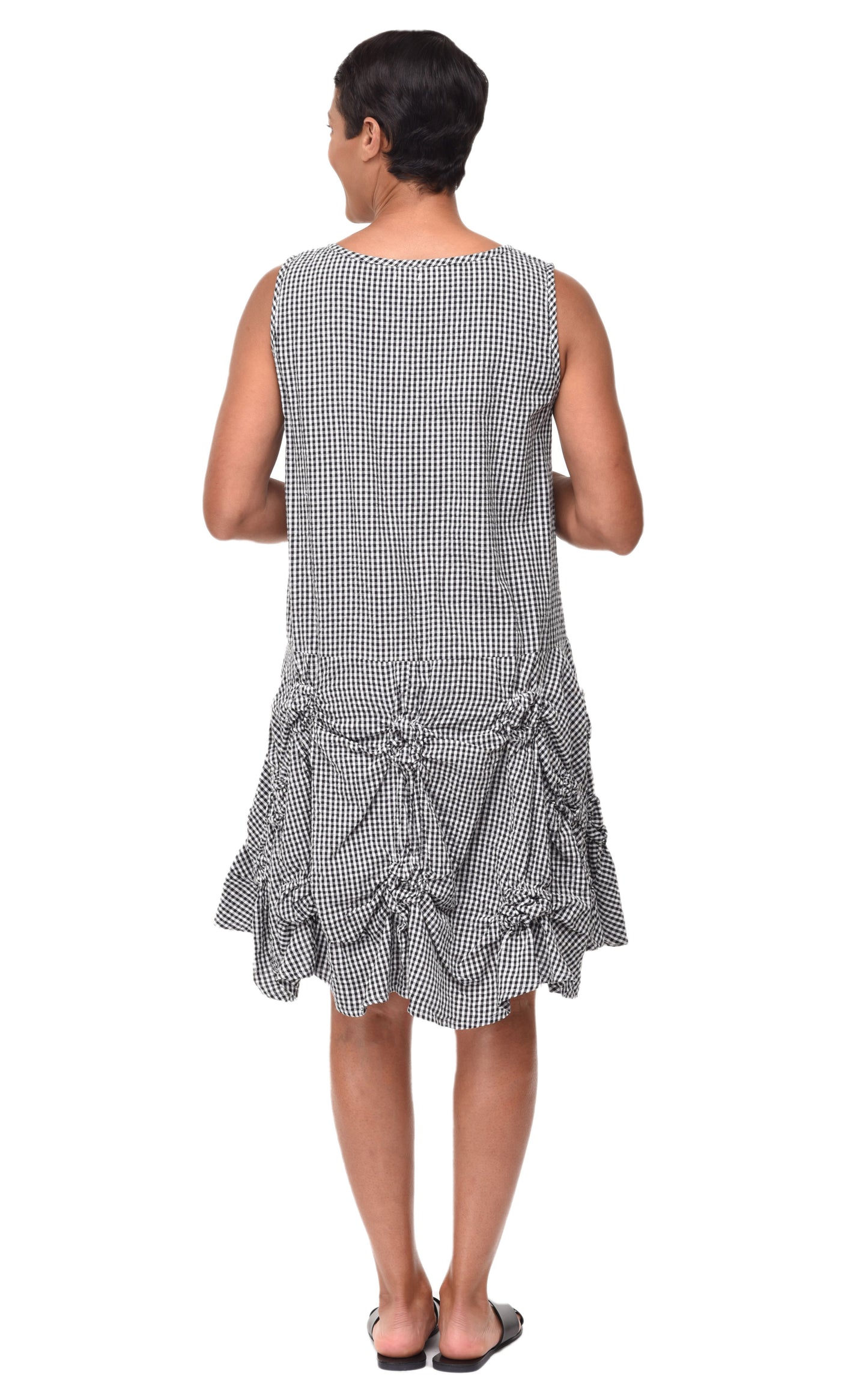 FINAL SALE CV379 Matilda Dress in Little Indy Check*