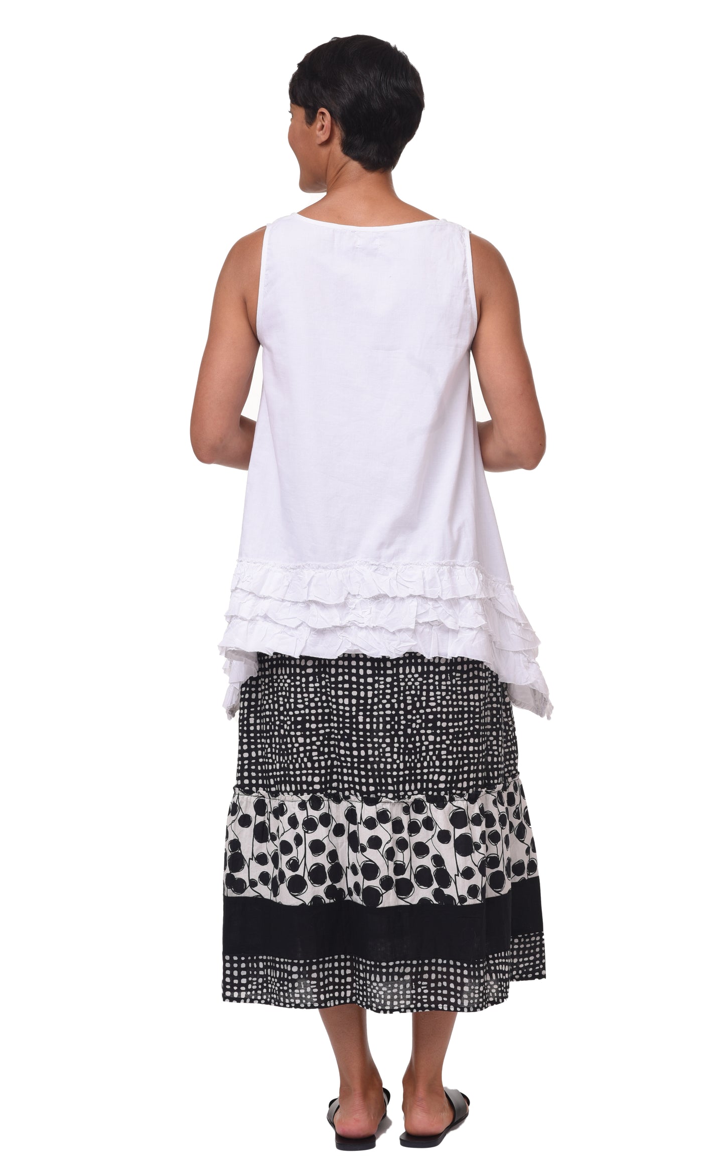 CV3 Lily Tank in White