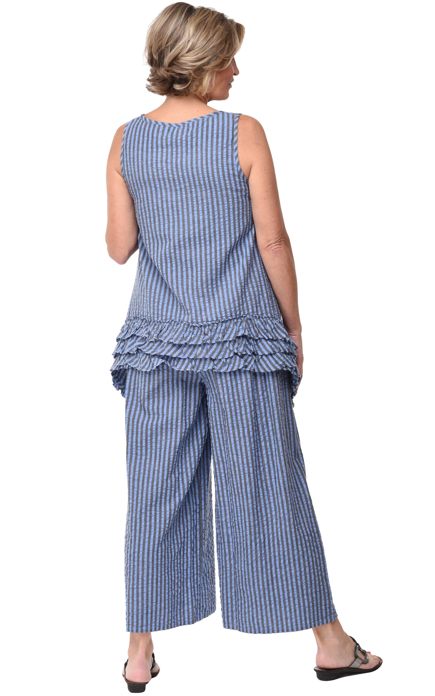 FINAL SALE CV3 Lily in Doyle Seersucker Stripe*