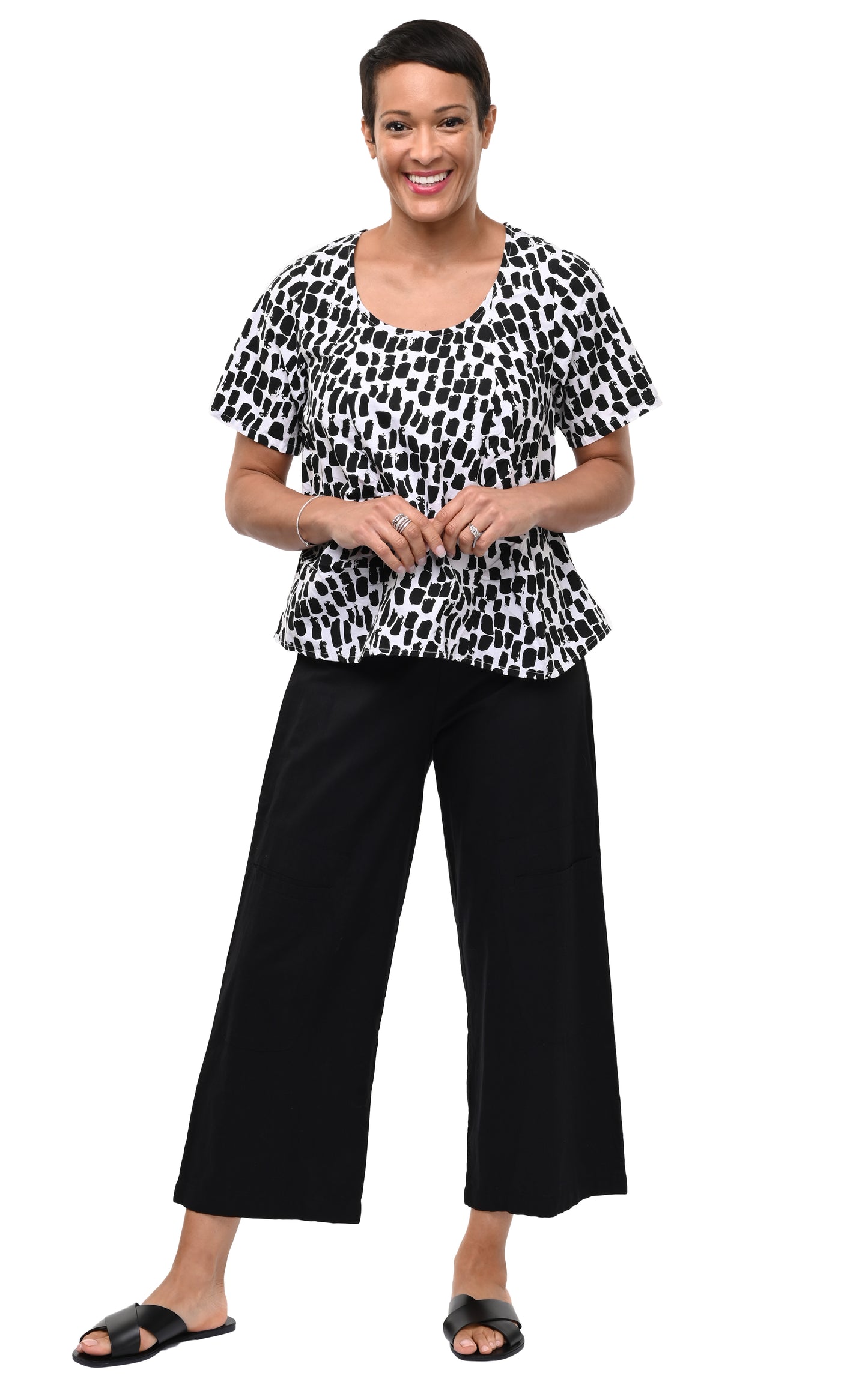 FINAL SALE CV404 Carmella Pullover Top in Meko*