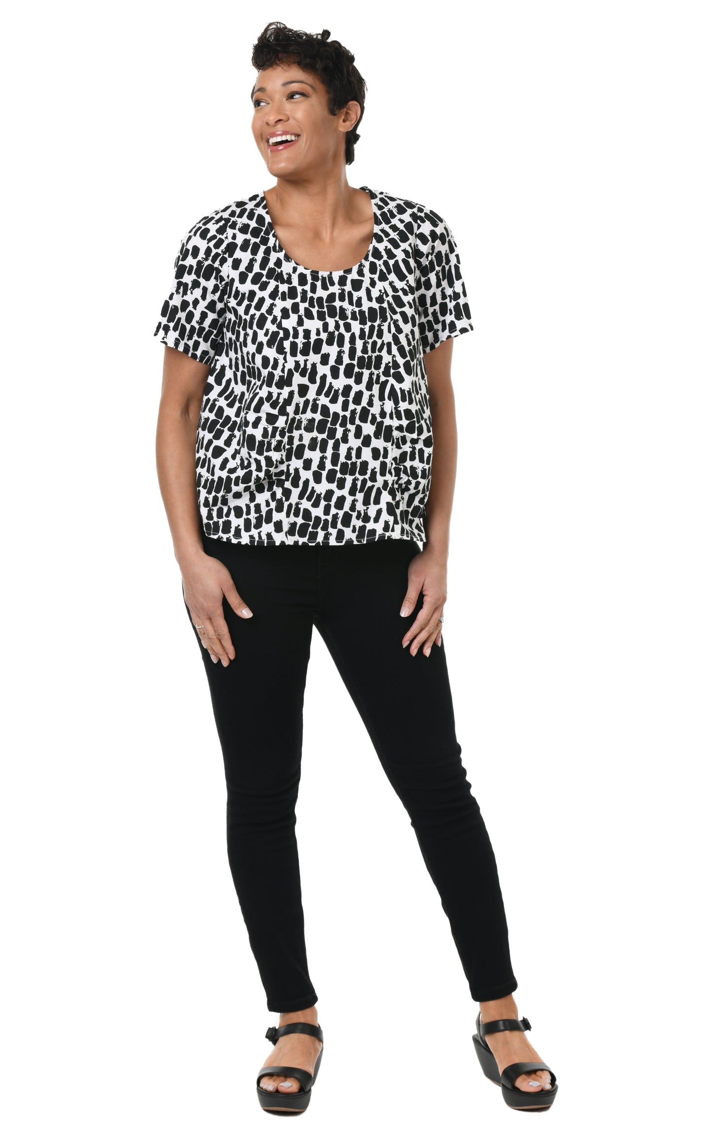 FINAL SALE CV404 Carmella Pullover in Meko*