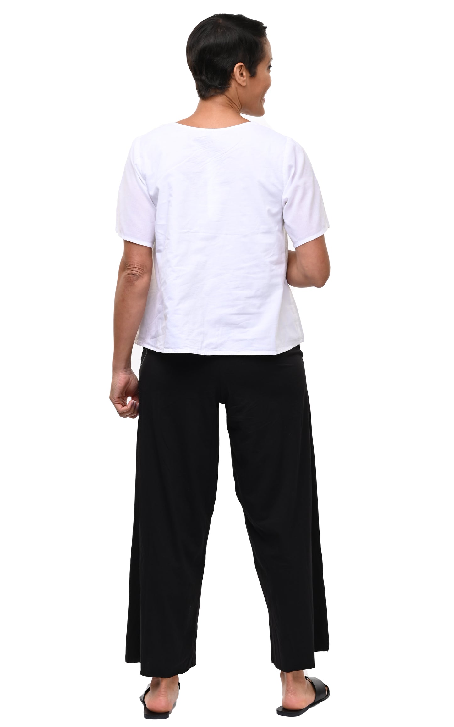 FINAL SALE CV404 Carmella Pullover in White*