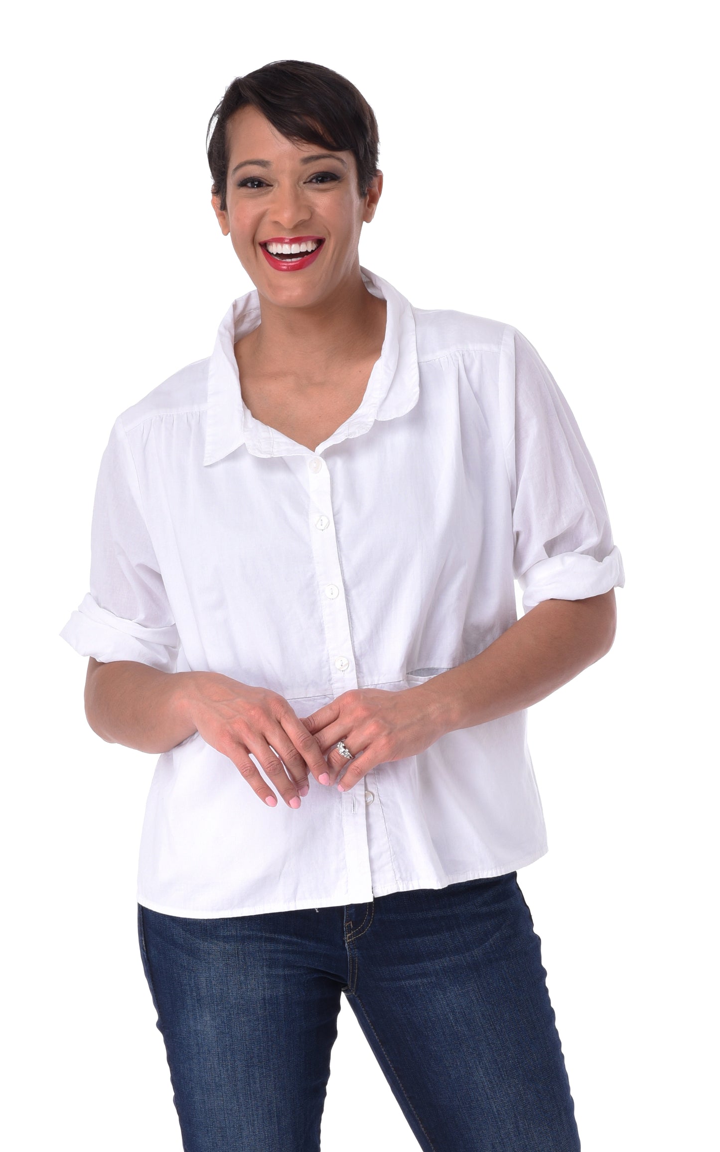 FINAL SALE CV43 Jill Jacket in White *