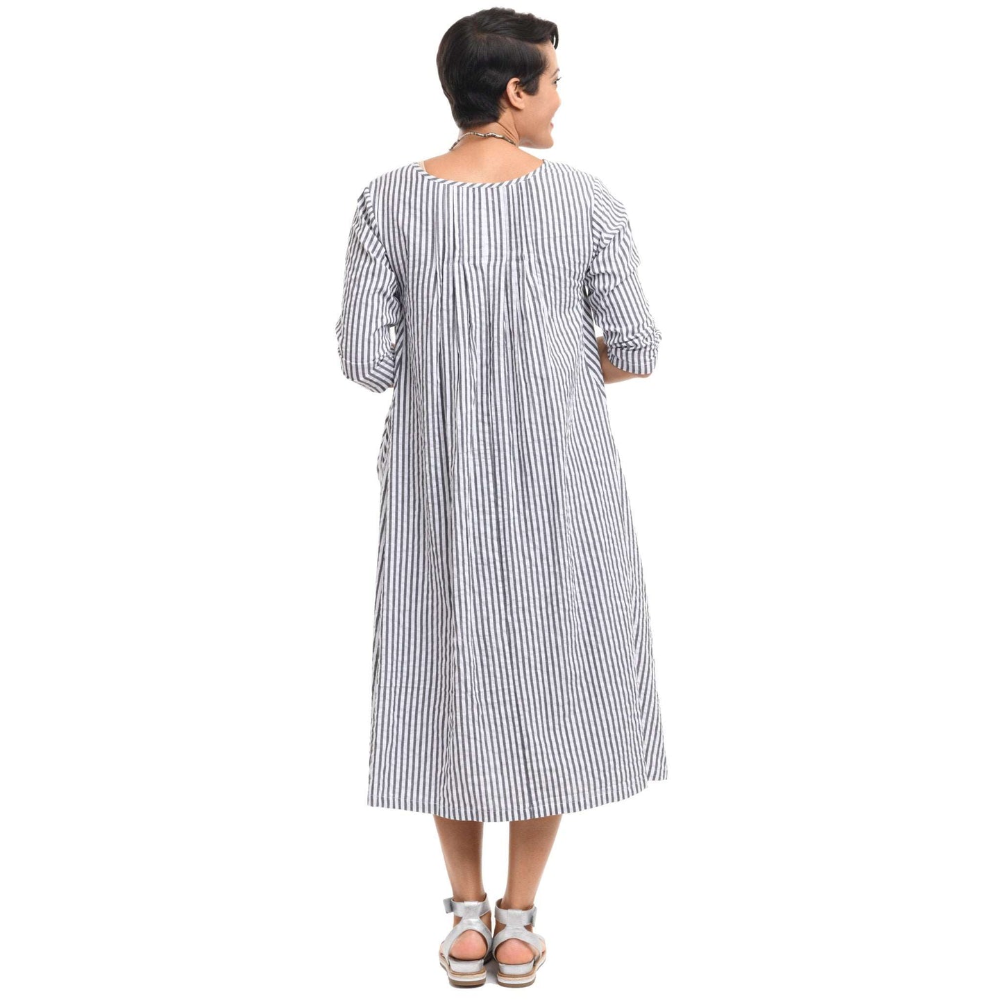 CV49 Lexi Dress in Murphy Seersucker Stripe