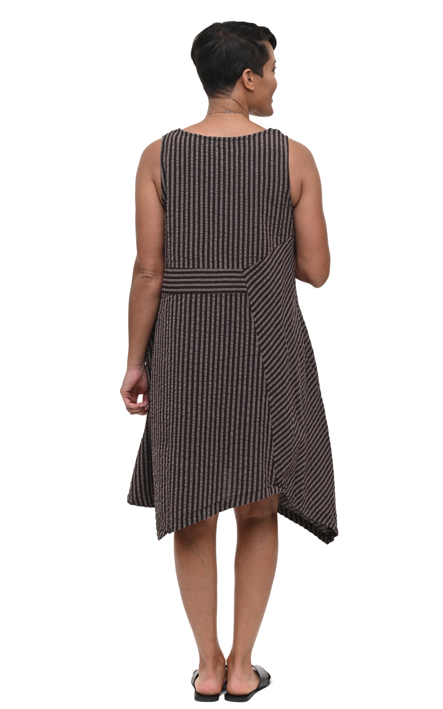 FINAL SALE CV519 Blaine Dress in Wallace Stripe*