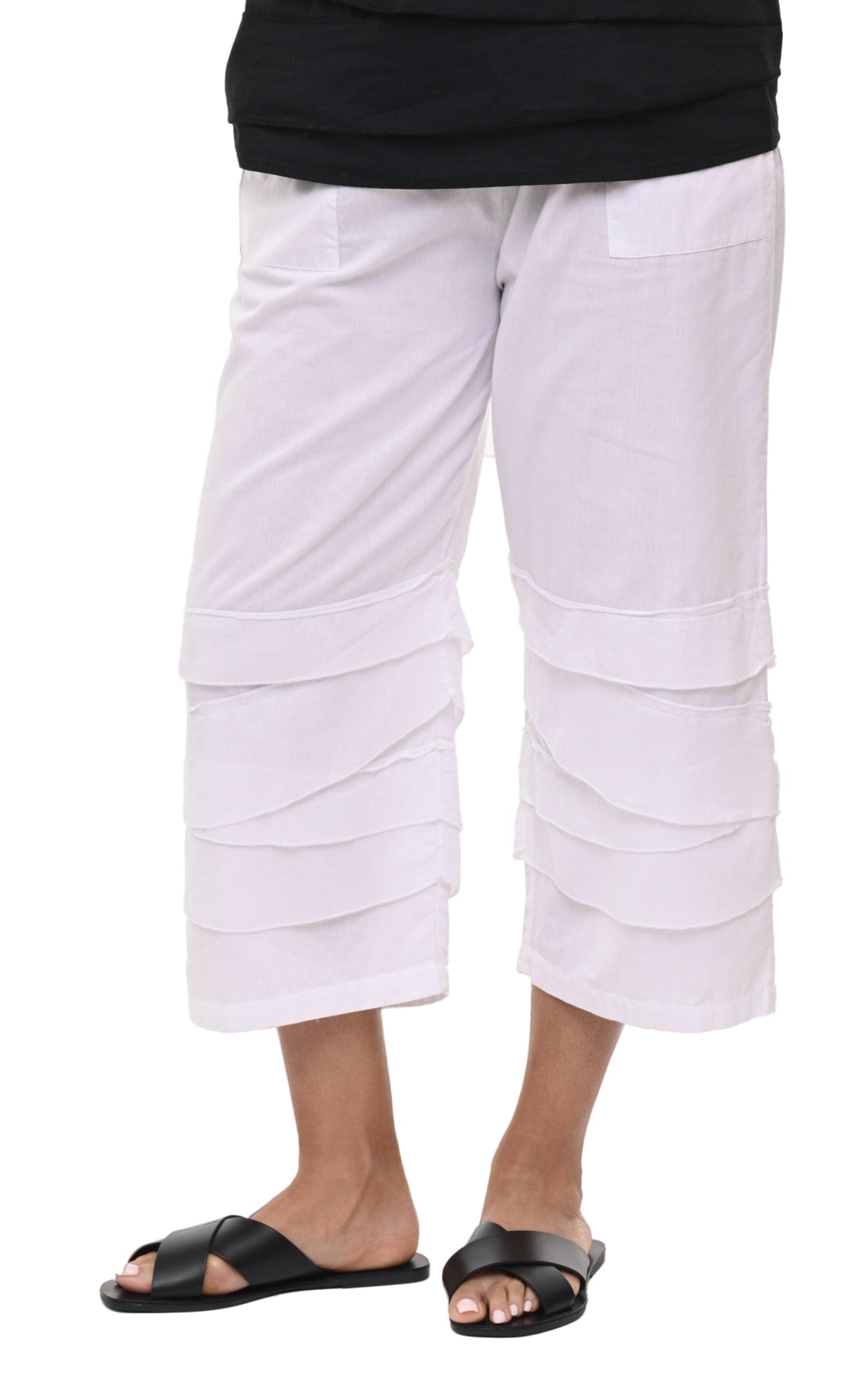 CV62 Coastal Bloomer Pant in White