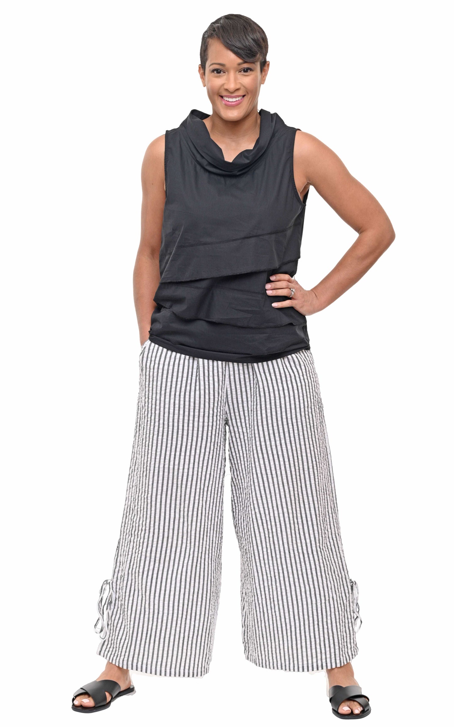CV63 Leilani Top in Black