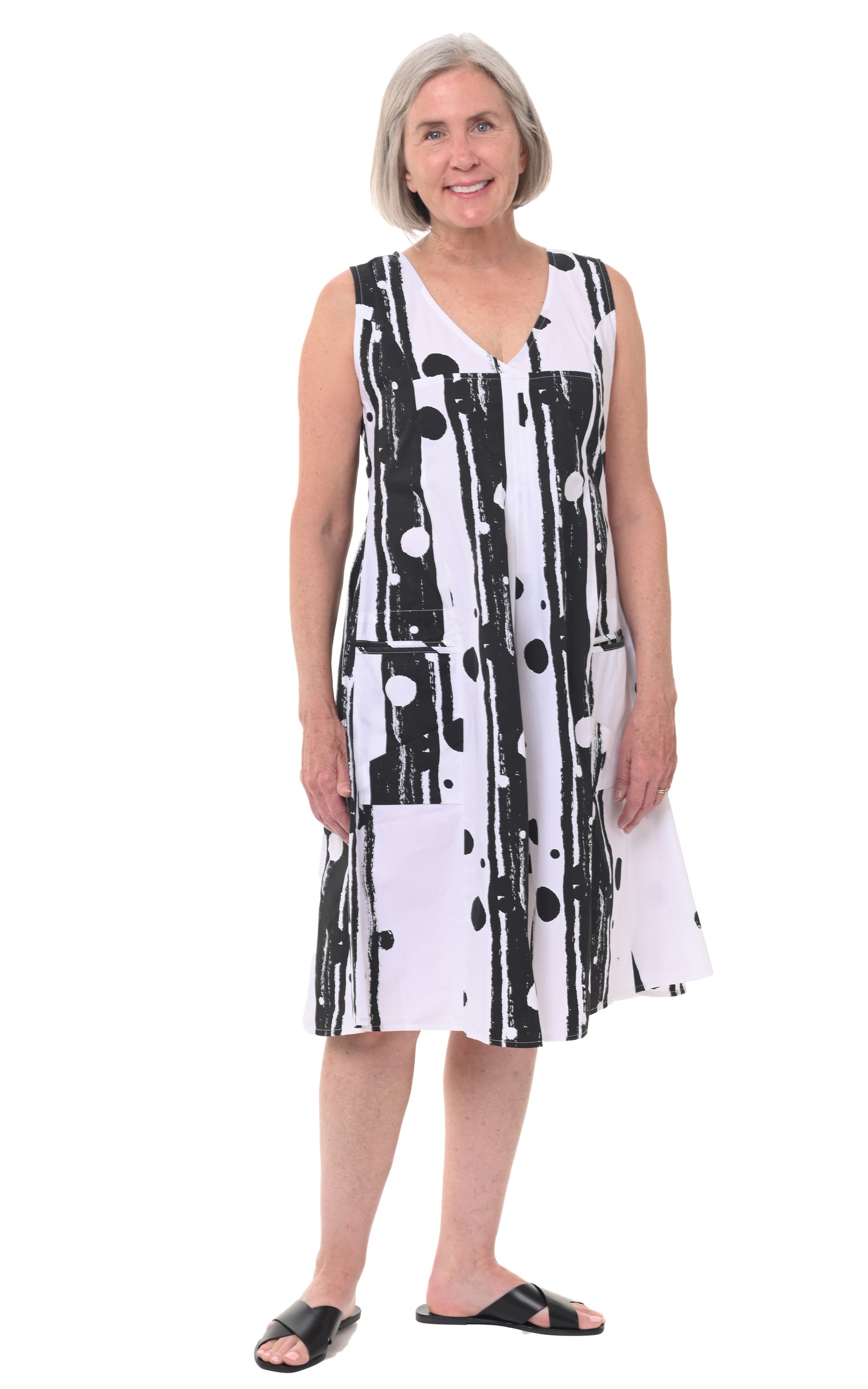 FINAL SALE CV656 Poppie Dress in Floating Bubbles*