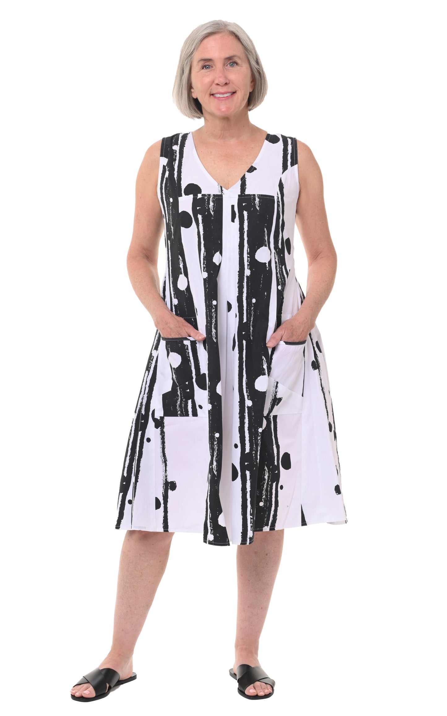FINAL SALE CV656 Poppie Dress in Floating Bubbles*