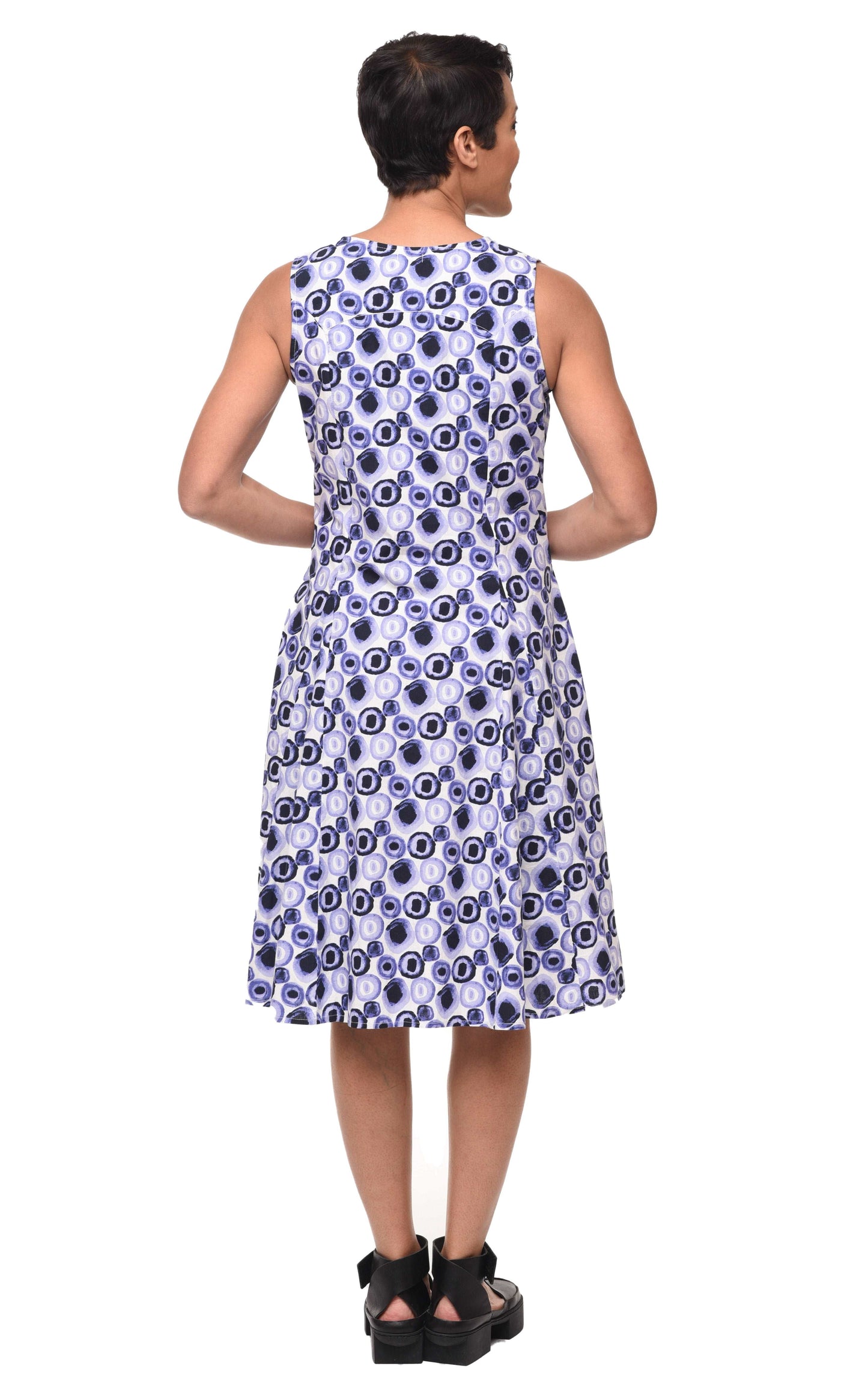 CV656 Poppie Dress in Iris Poppers