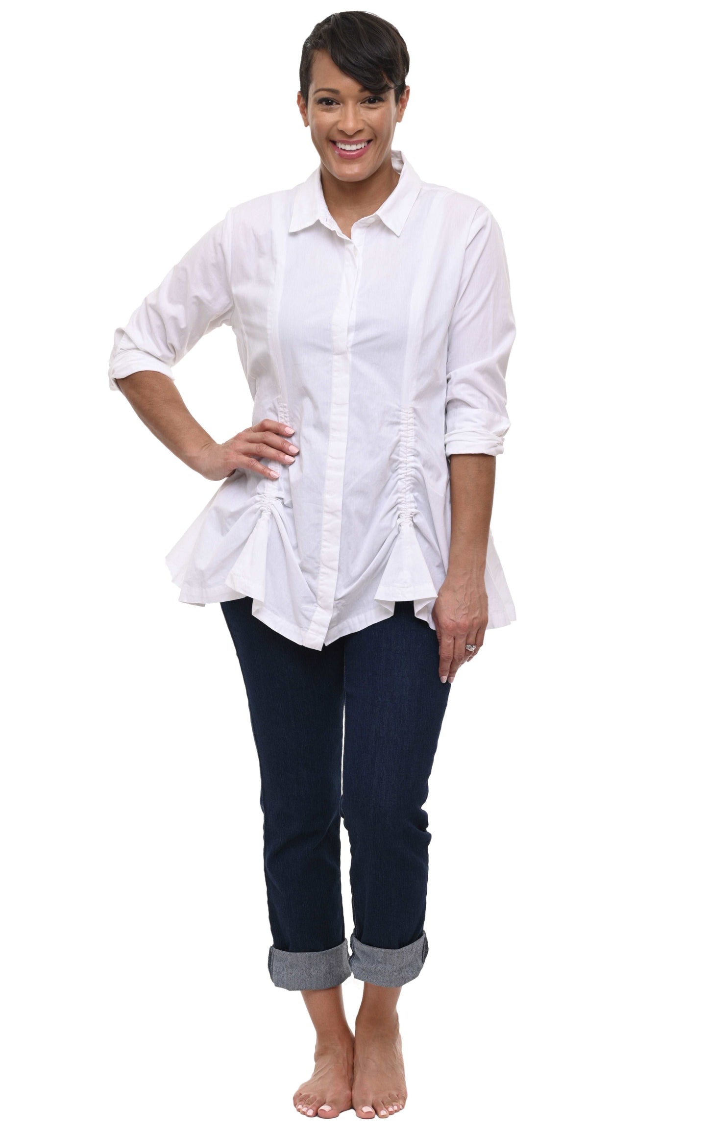 CV912 Tabitha Top in White